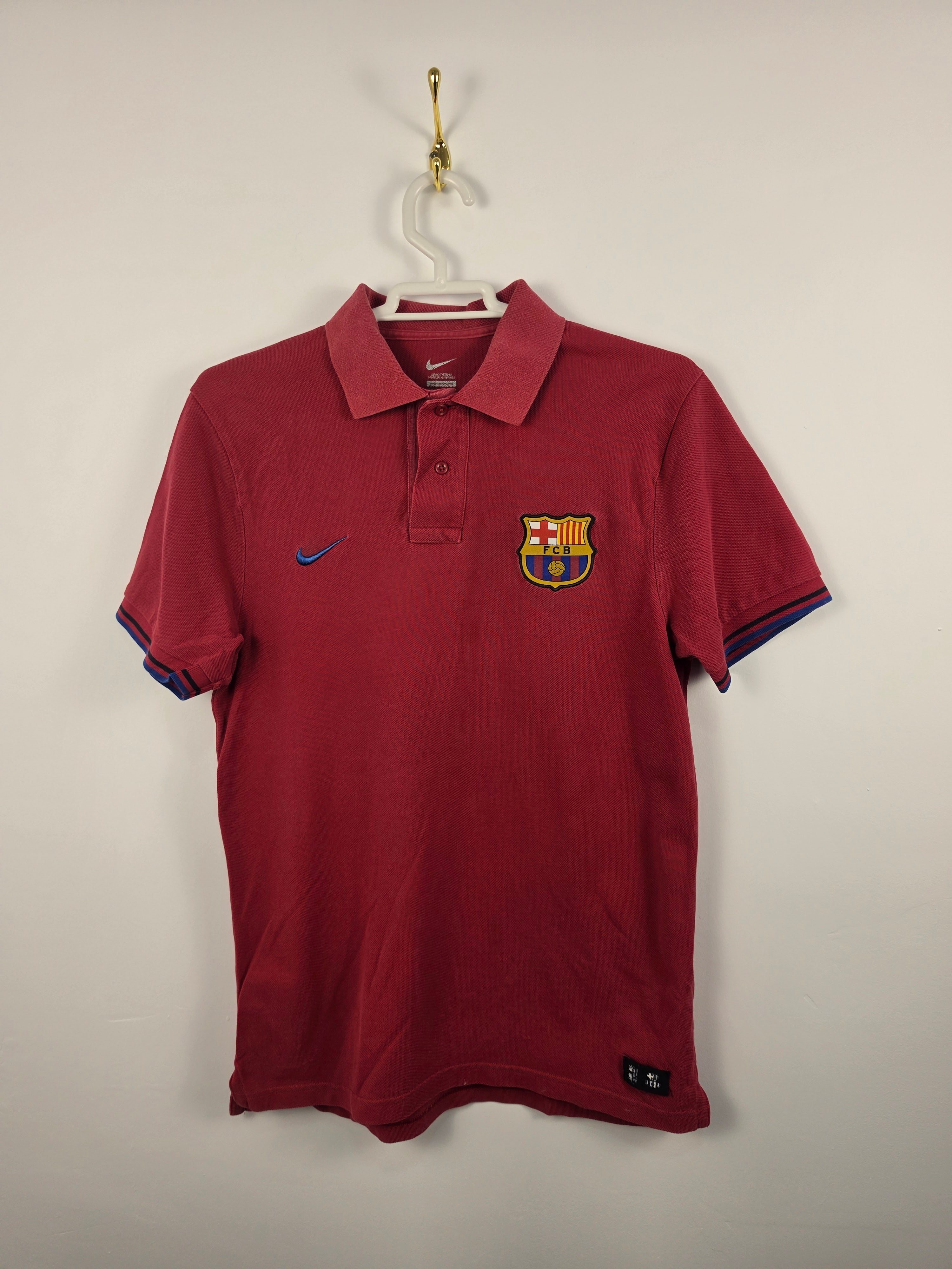 Polo Nike FC Barcelona Granate Vintage - Talla M (49x69) - Grado B