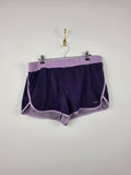Pantalón Corto Champion Mesh - Talla XL - Morado y Lavanda - Estilo Deportivo - Grado A