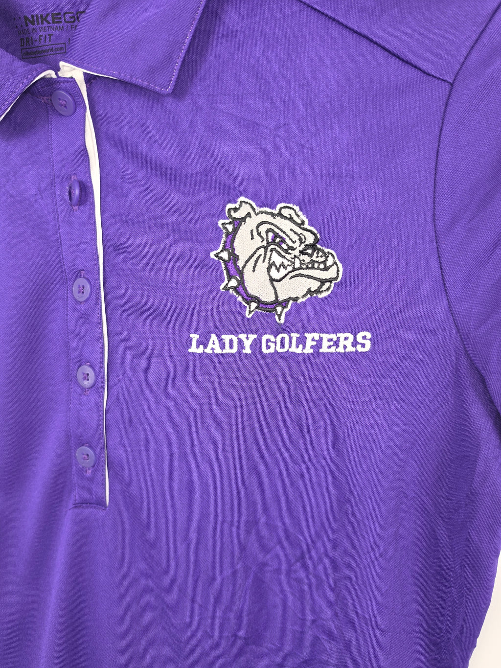 Camiseta Técnica Nike Golf "Lady Golfers" - Talla S - Violeta - Grado A
