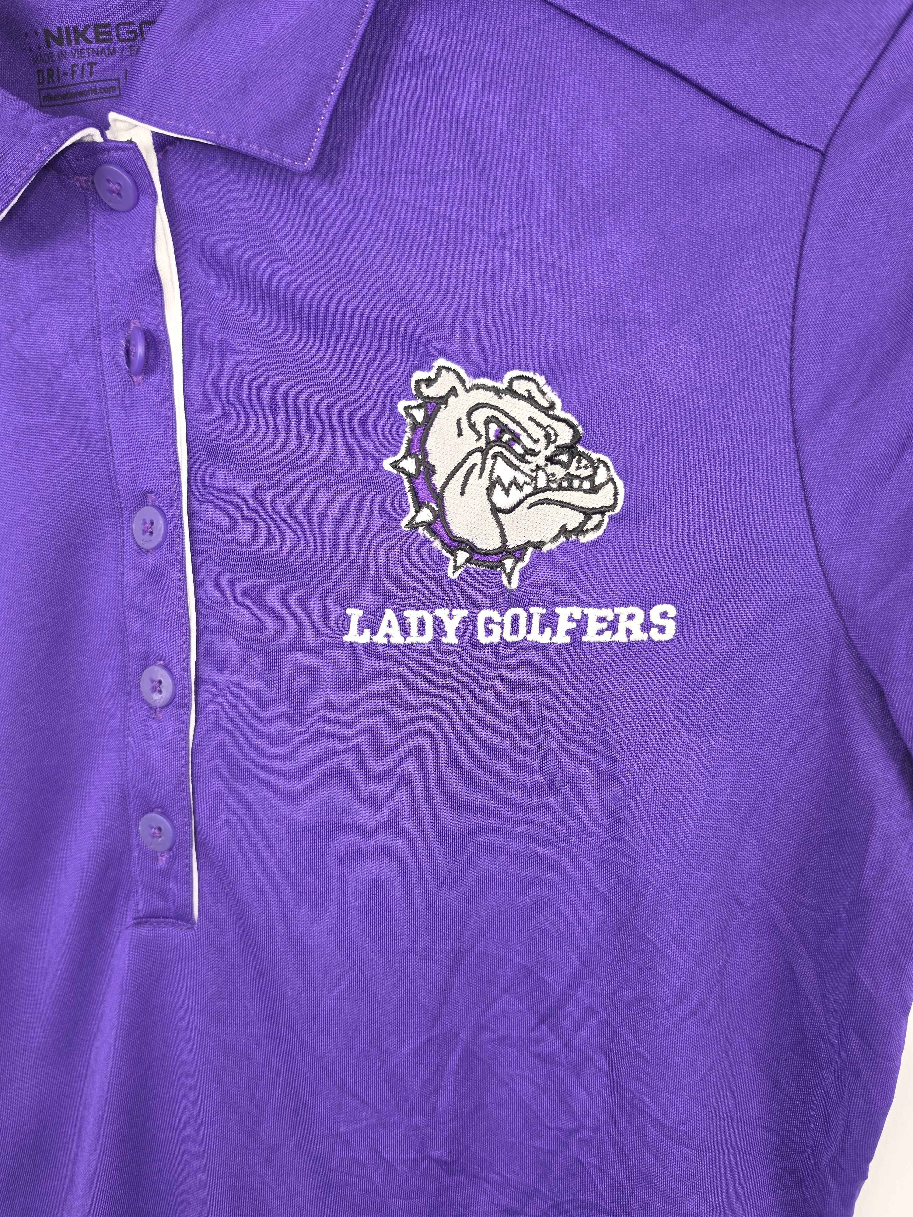 Camiseta Técnica Nike Golf "Lady Golfers" - Talla S - Violeta - Grado A