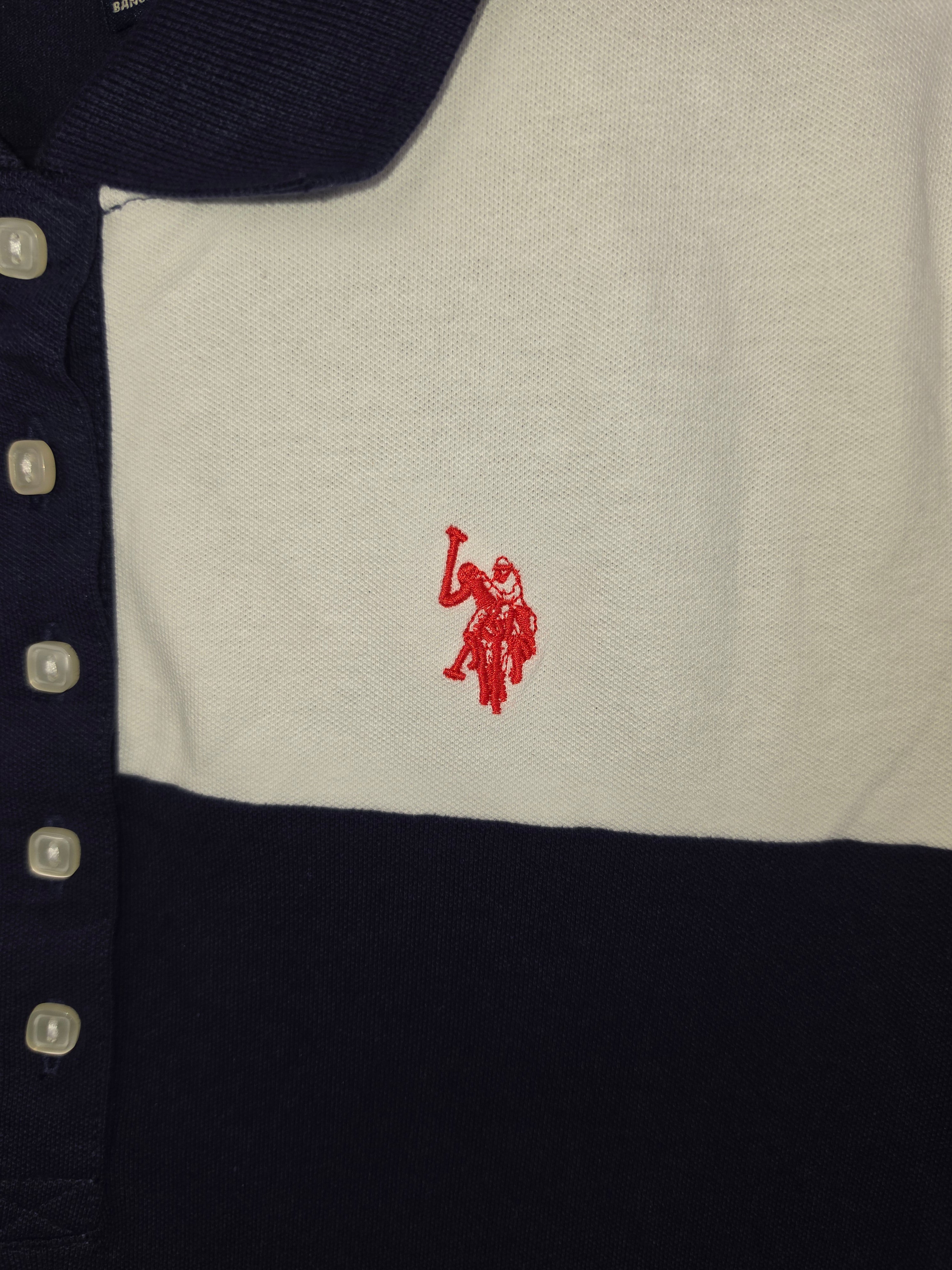 Vestido Polo U.S. Polo Assn. - Nuevo con Etiquetas - Talla S - Color Block Navy/Red - Grado A+