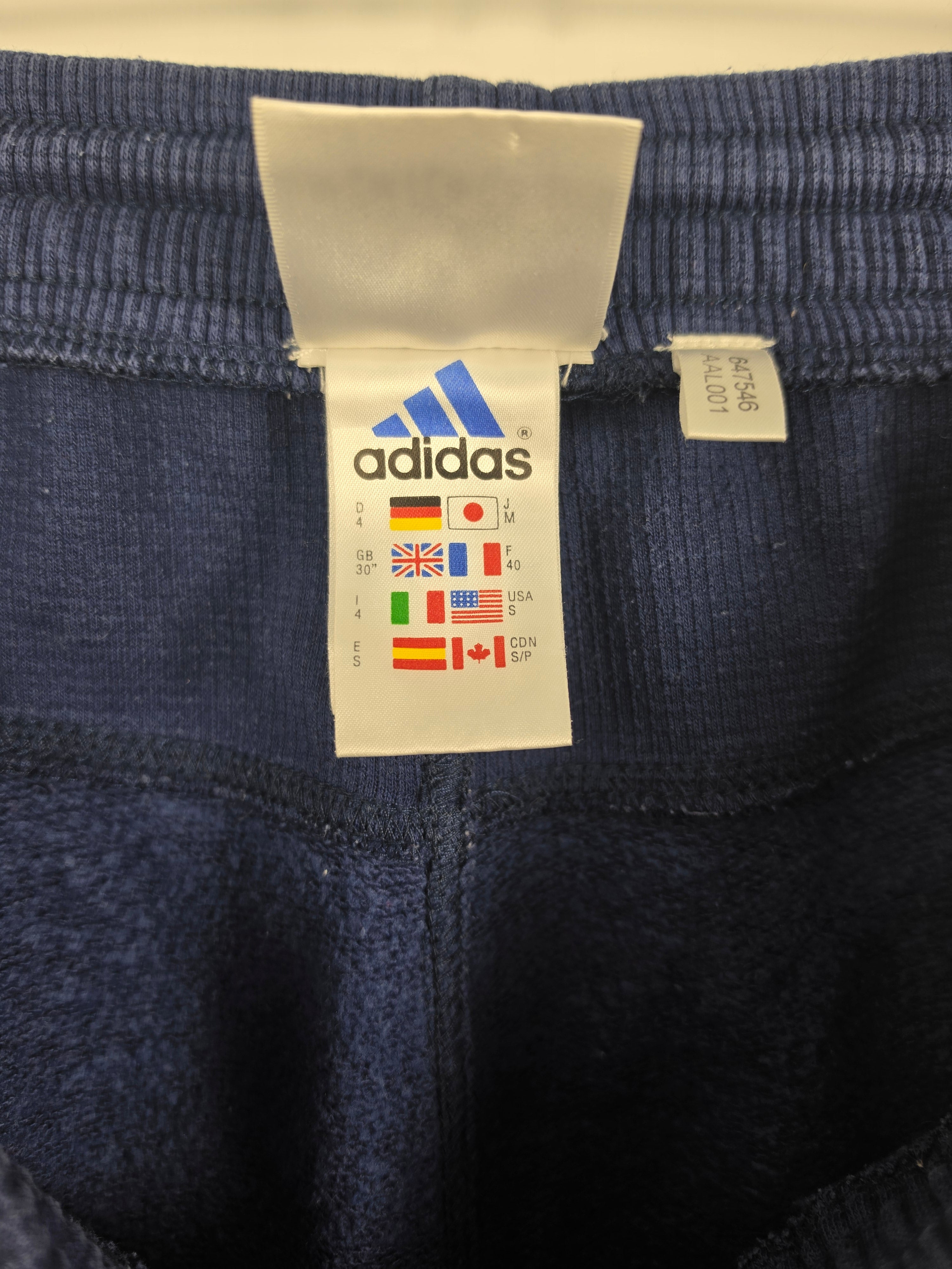Pantalón Corto Adidas Training - Azul/Rojo - Talla S - Buen Estado