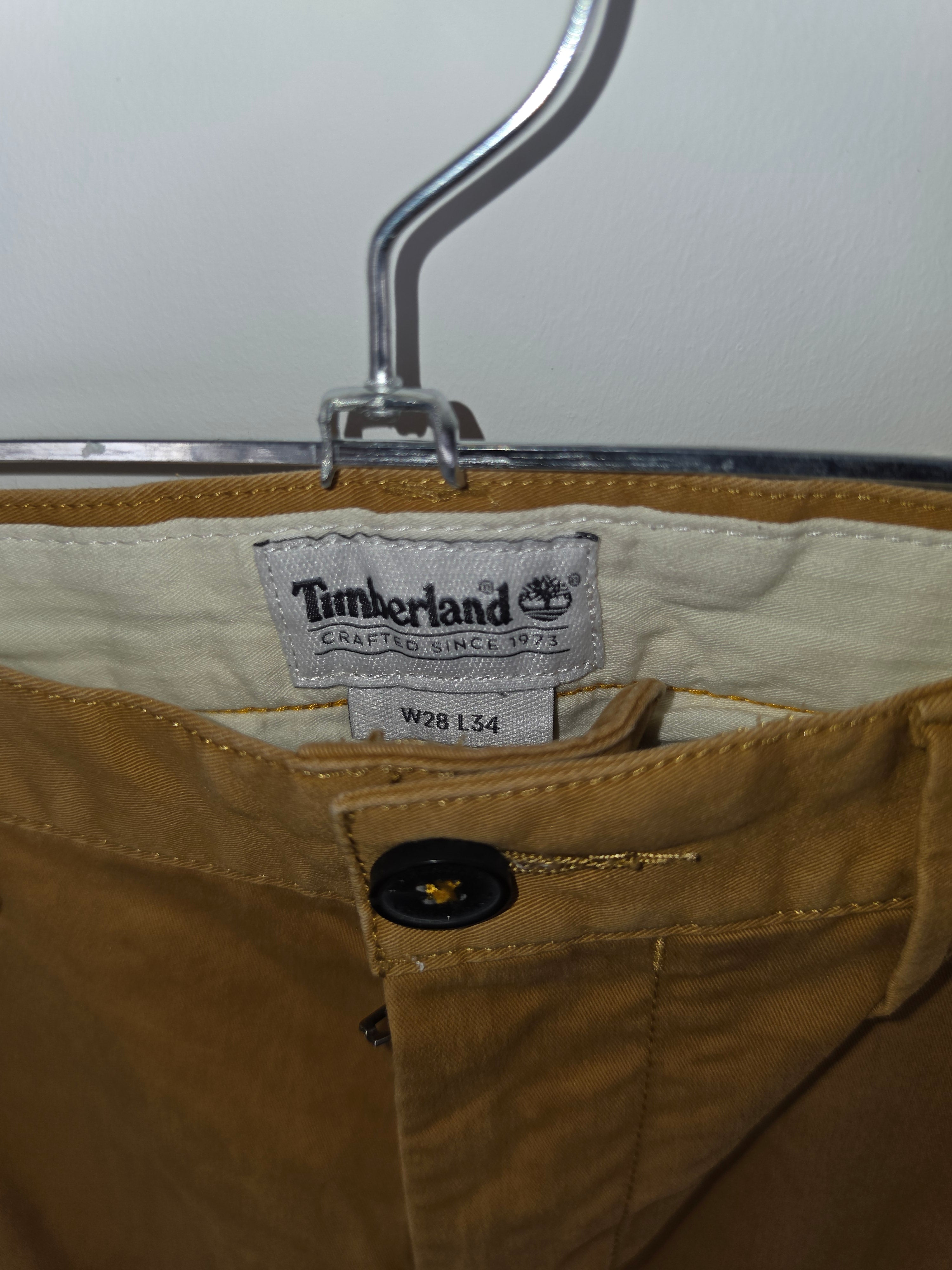 Pantalones Timberland Slim Fit - Talla W28 L34 - Color Ocre/Mostaza - Grado A