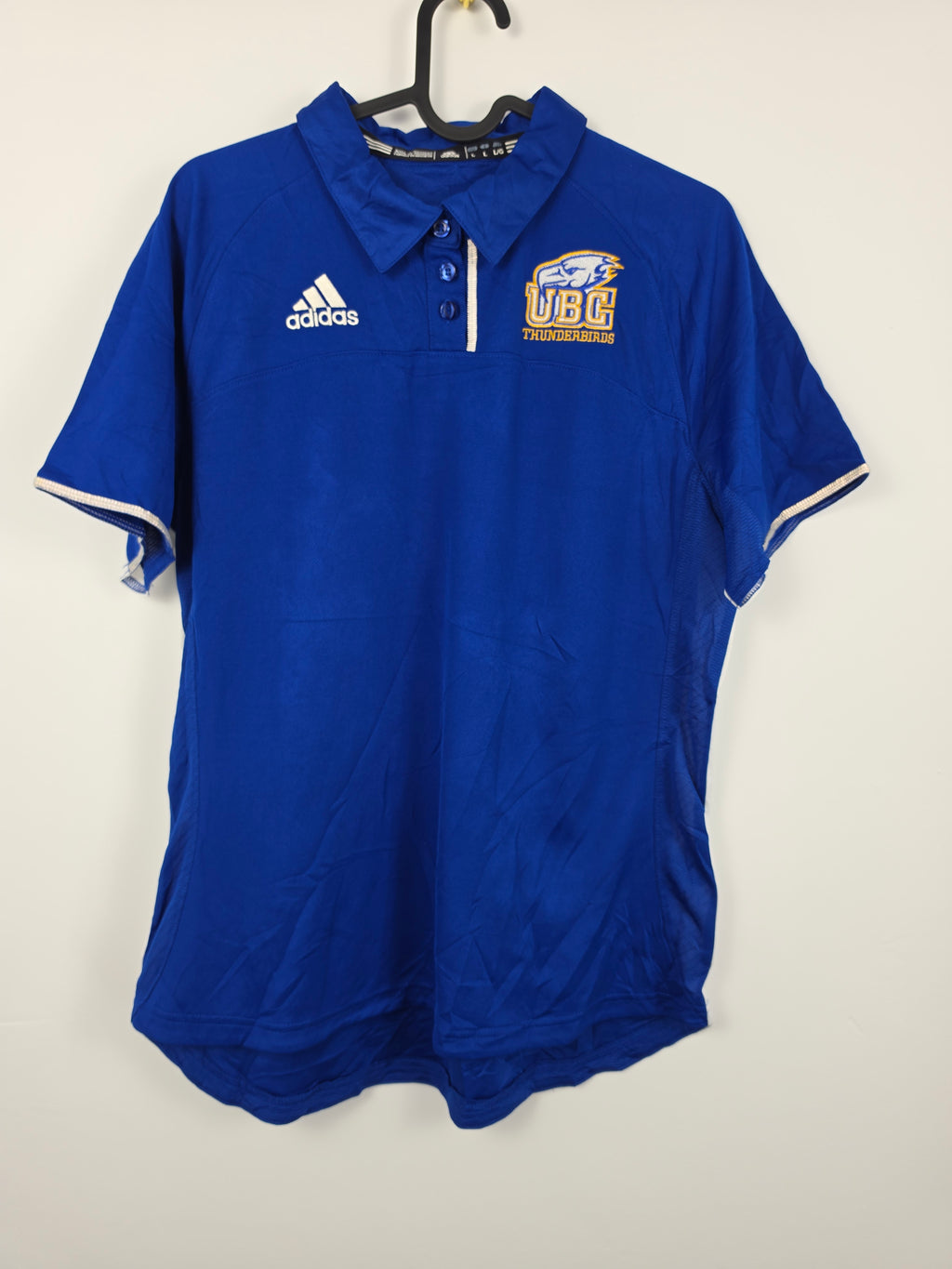 Camiseta Deportiva UBC Thunderbirds - Talla L - Azul/Blanco - Nueva con Etiqueta - Grado A+