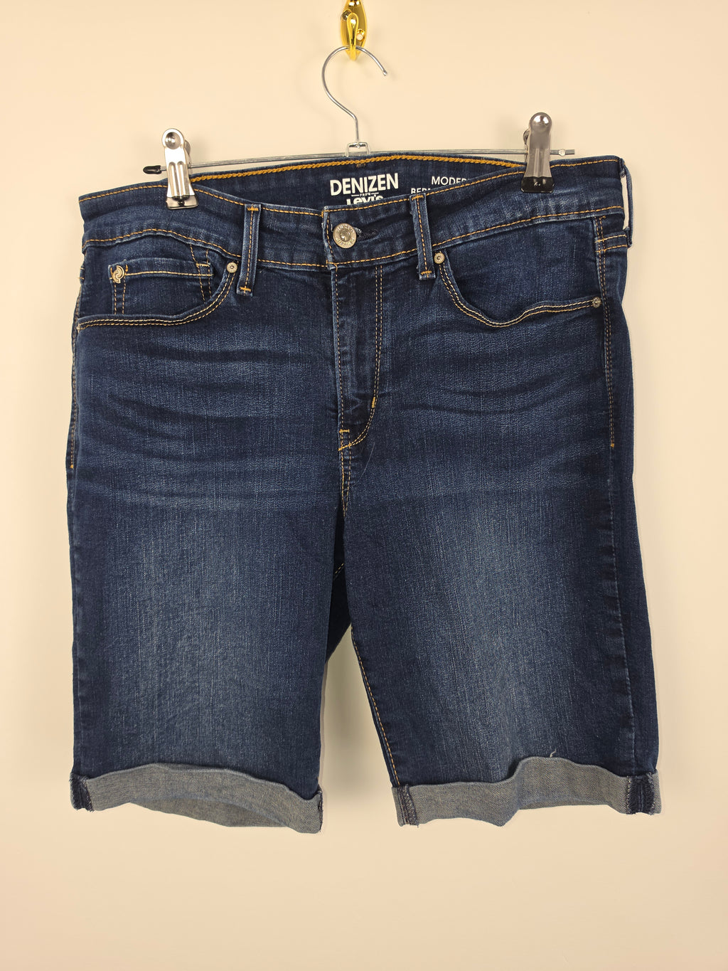Bermudas Vaqueras Denizen by Levi’s - Modern Slim - Talla W30 (10) - Azul Oscuro - Grado A
