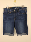 Bermudas Vaqueras Denizen by Levi’s - Modern Slim - Talla W30 (10) - Azul Oscuro - Grado A