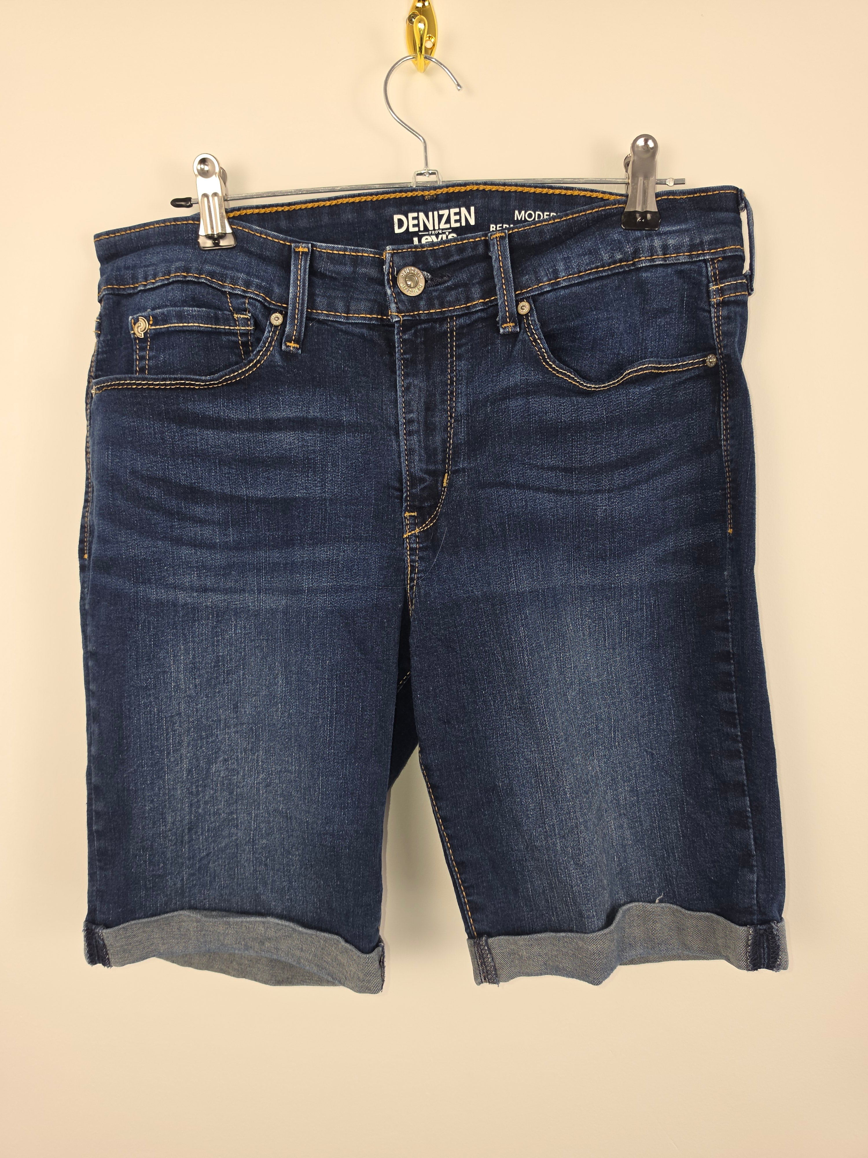 Bermudas Vaqueras Denizen by Levi’s - Modern Slim - Talla W30 (10) - Azul Oscuro - Grado A