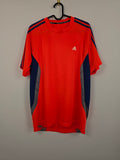 Camiseta Técnica Adidas ClimaCool - Talla M - Naranja Fluorescente - Grado A