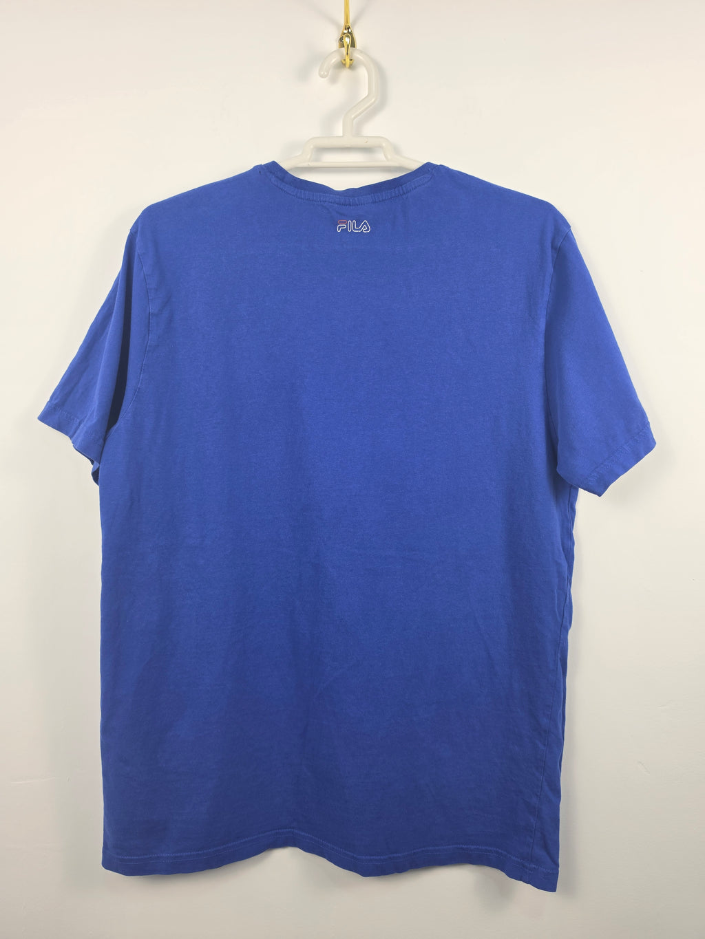Camiseta Fila Box Logo - Azul Real - Talla L - Muy Buen Estado
