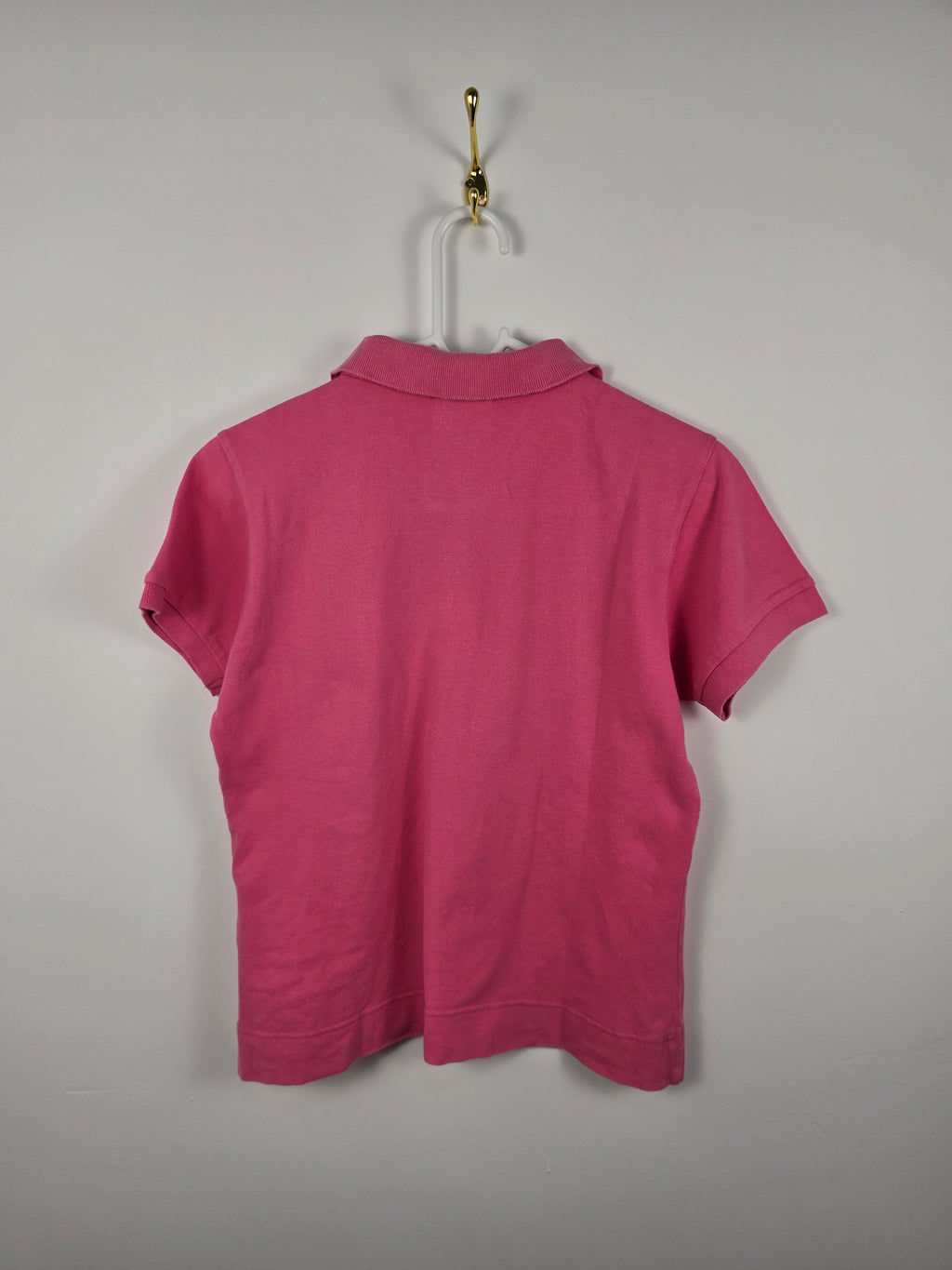 Polo Lacoste Vintage Rosa Mujer - Talla 40 (M) - Grado A (46x51)