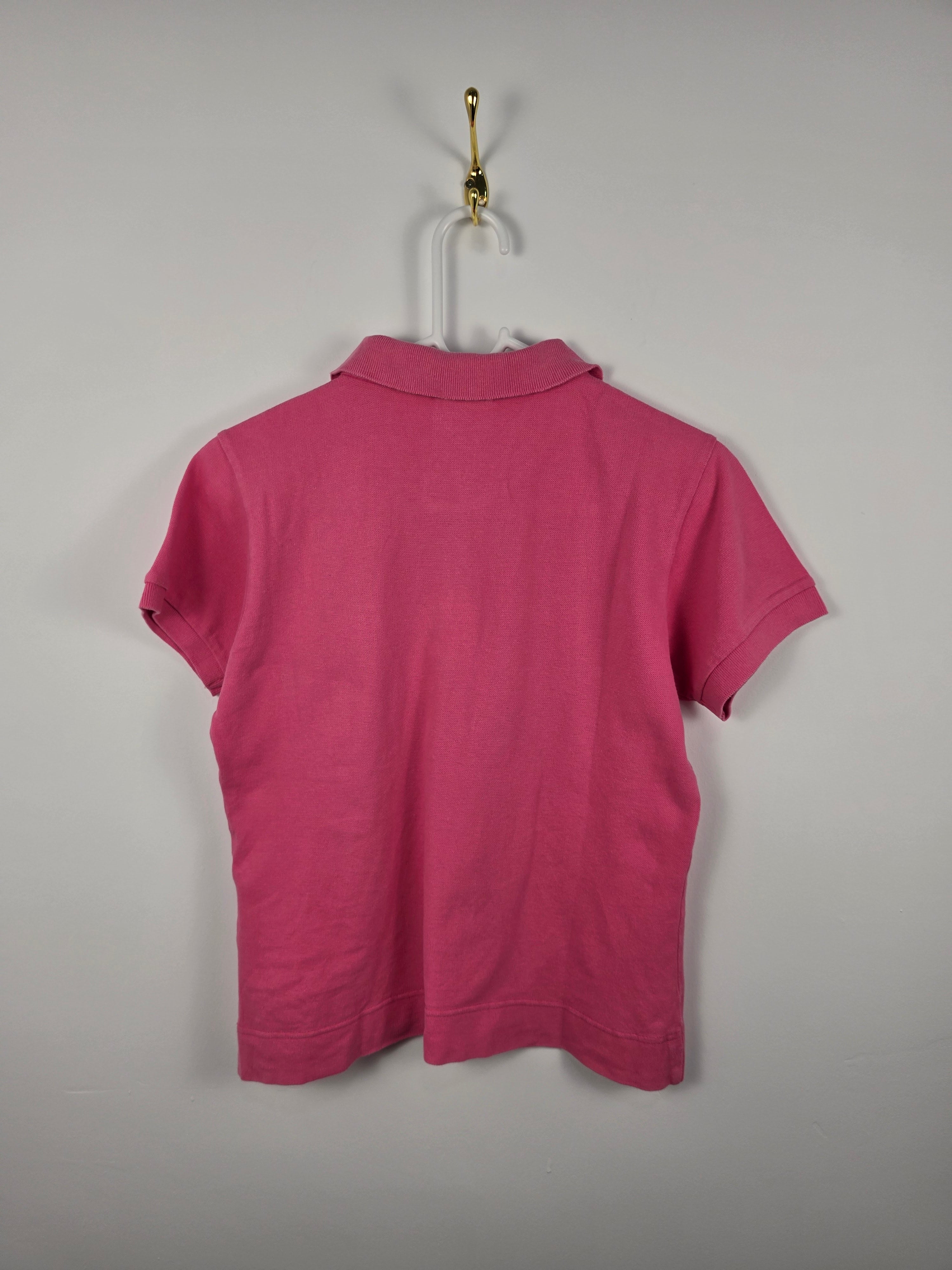 Polo Lacoste Vintage Rosa Mujer - Talla 40 (M) - Grado A (46x51)