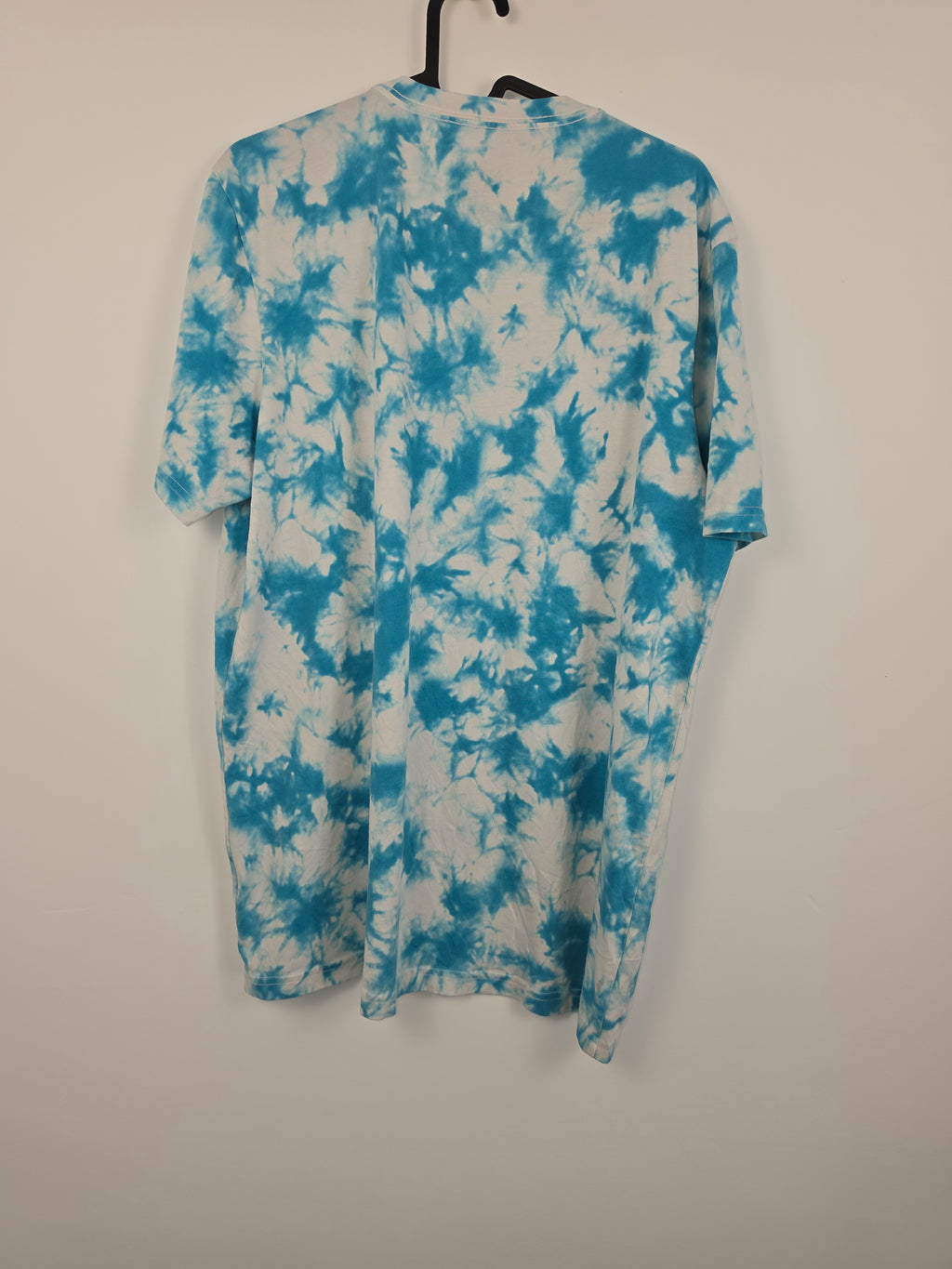 Camiseta Adidas Skateboarding Tie-Dye - Talla L - Azul/Blanco - Grado B (Vintage Wash)