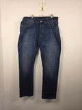Vaqueros Hugo Boss Acid Wash - Talla 48/50 (W38) - Azul Nieve - Grado A