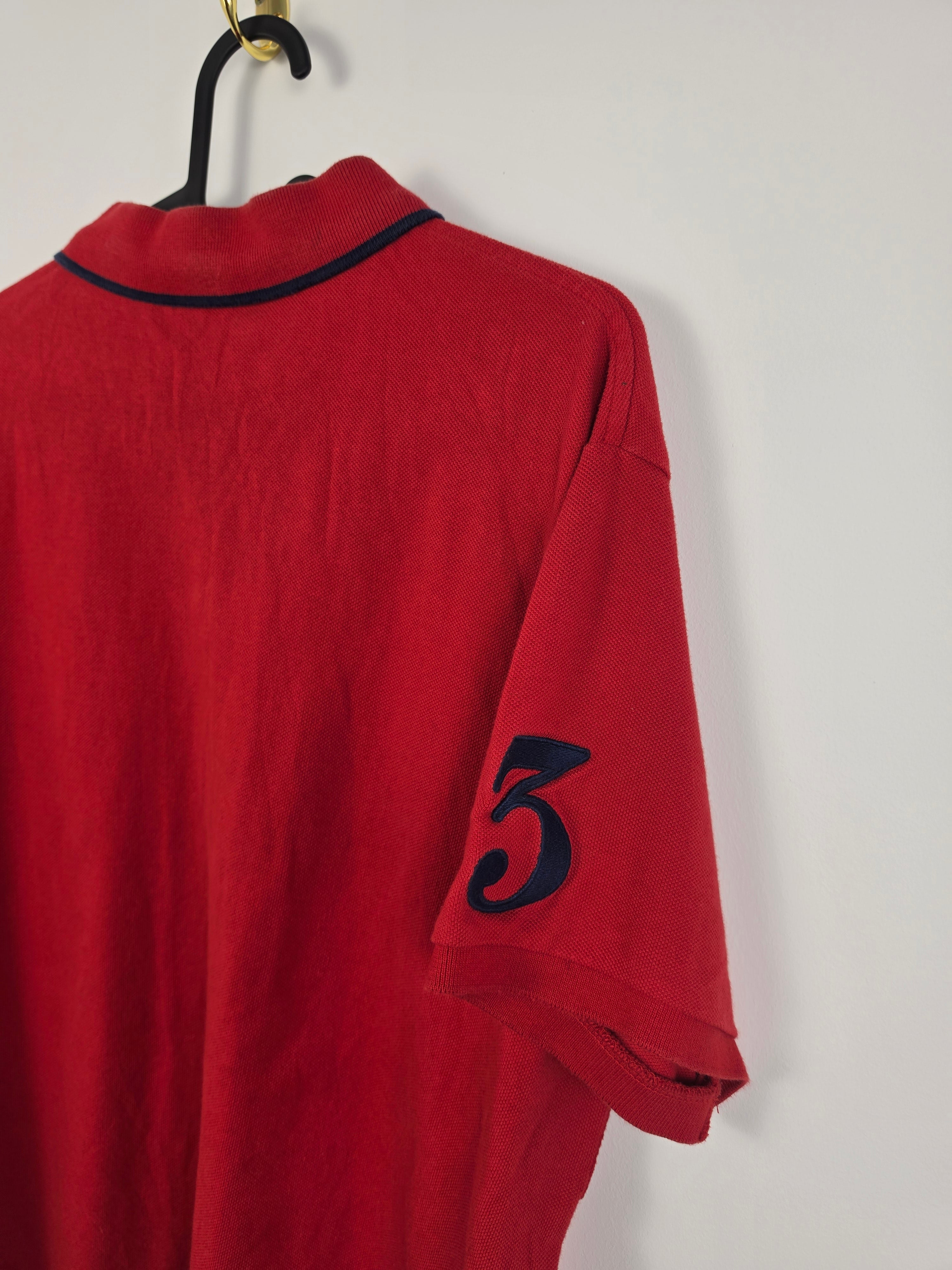 Polo Ralph Lauren Big Pony - Talla XL - Rojo Intenso - Custom Fit - Grado A