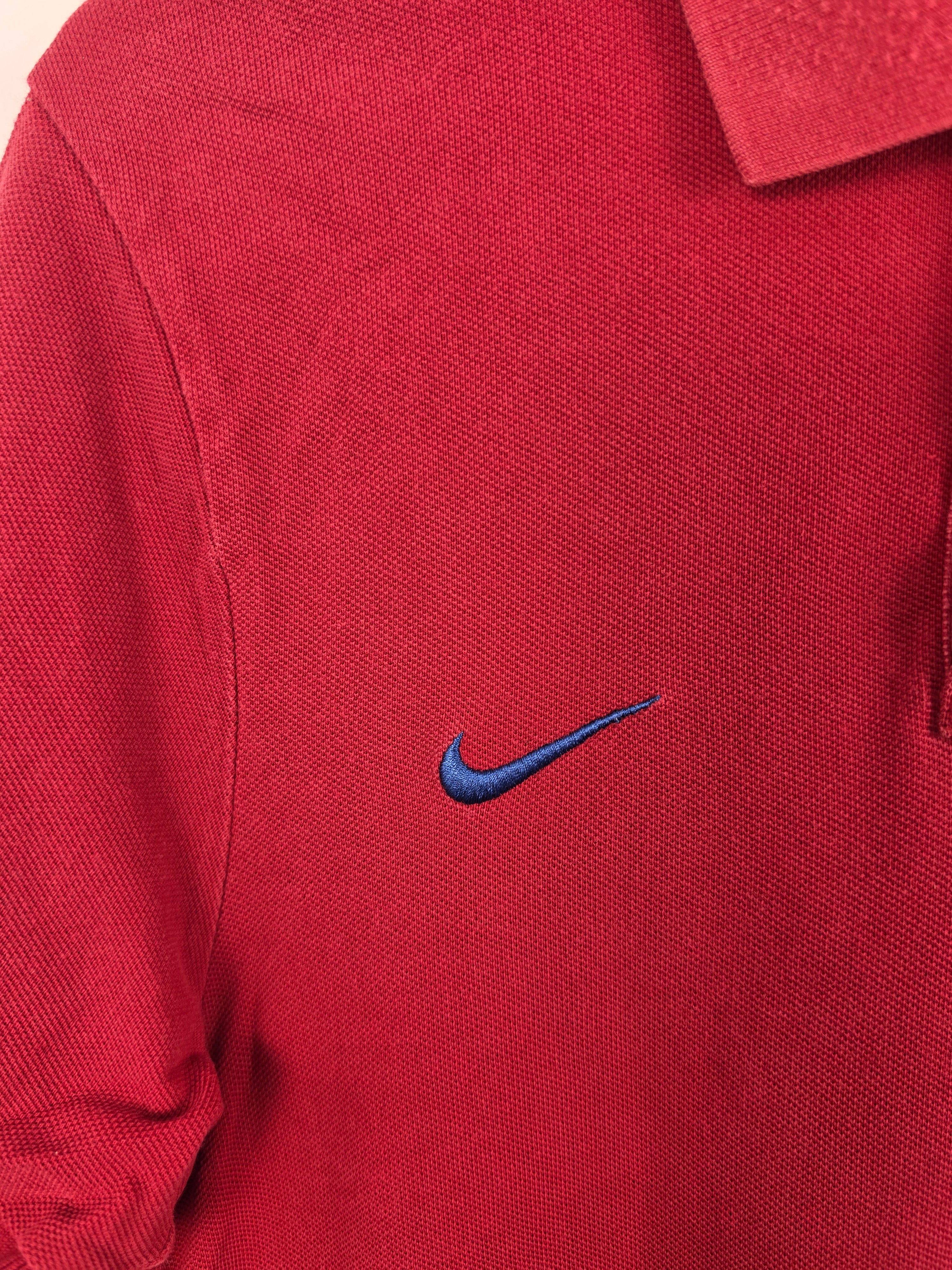 Polo Nike FC Barcelona Granate Vintage - Talla M (49x69) - Grado B