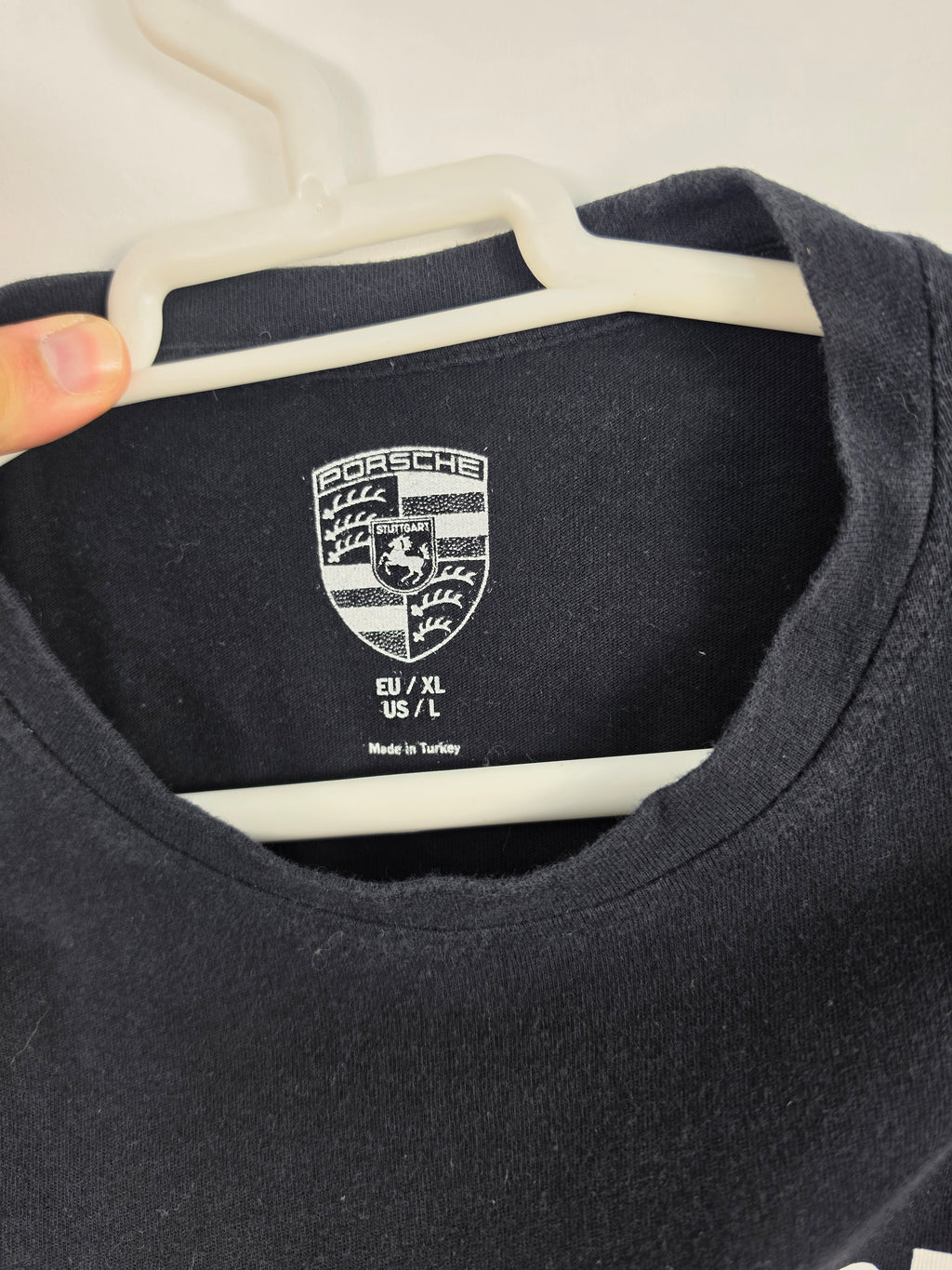 Camiseta Porsche Motorsport "Hattrick Le Mans" Negra - Talla XL real (59x74) - Grado A