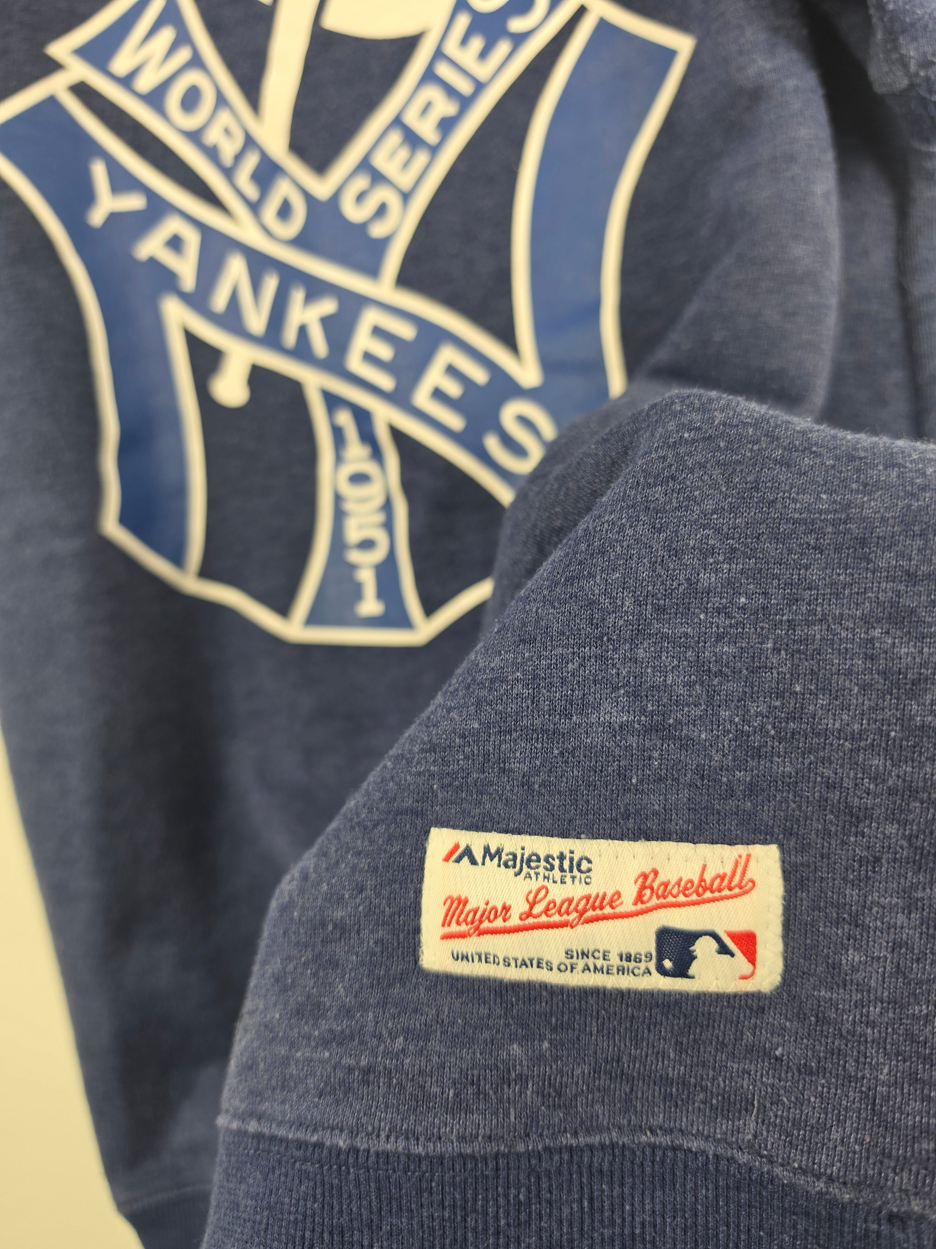 Sudadera Manga Corta New York Yankees Vintage - Majestic - Talla M - Buen Estado