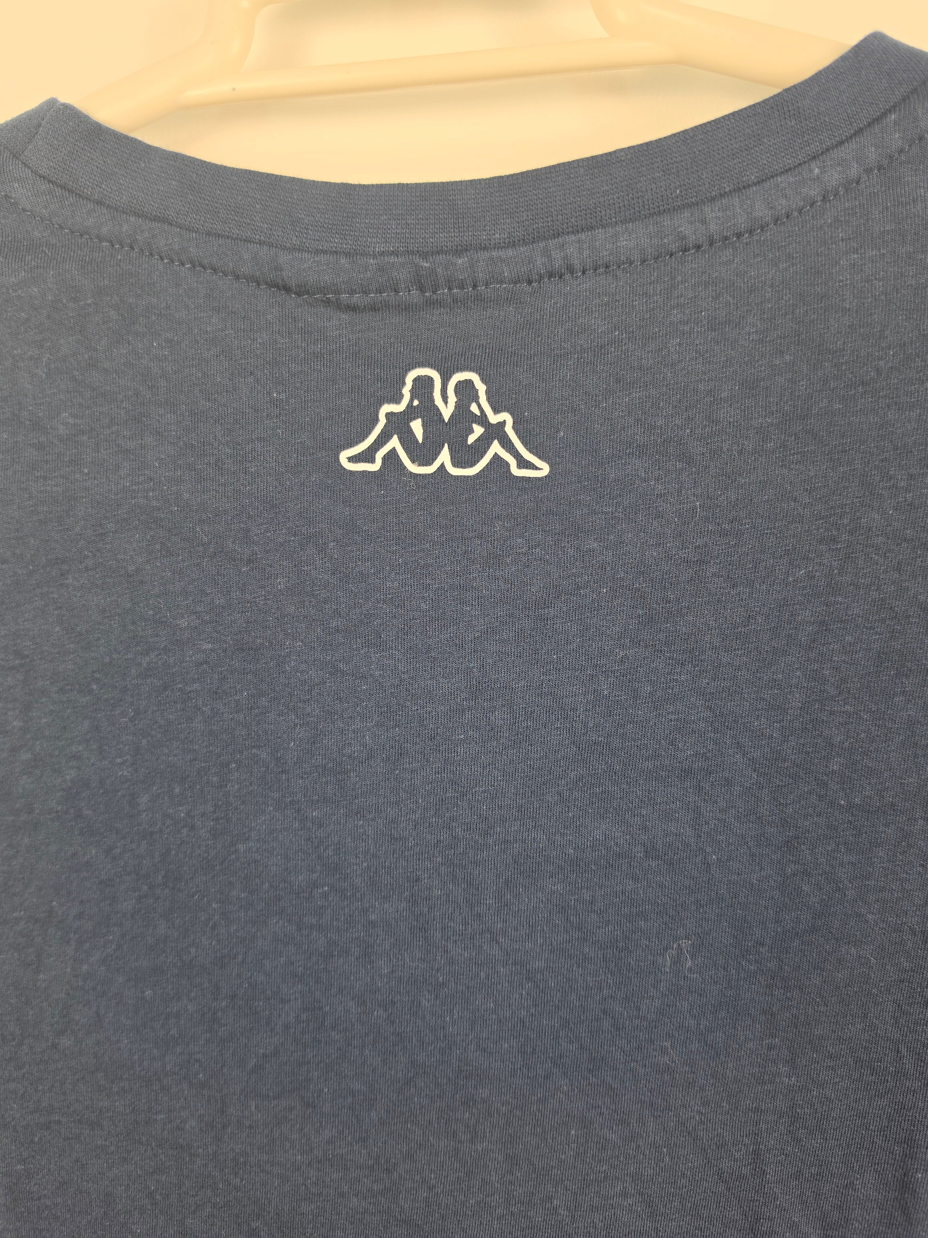 Camiseta Kappa Logo Grande - Azul Marino - Talla XL - Sin Etiqueta