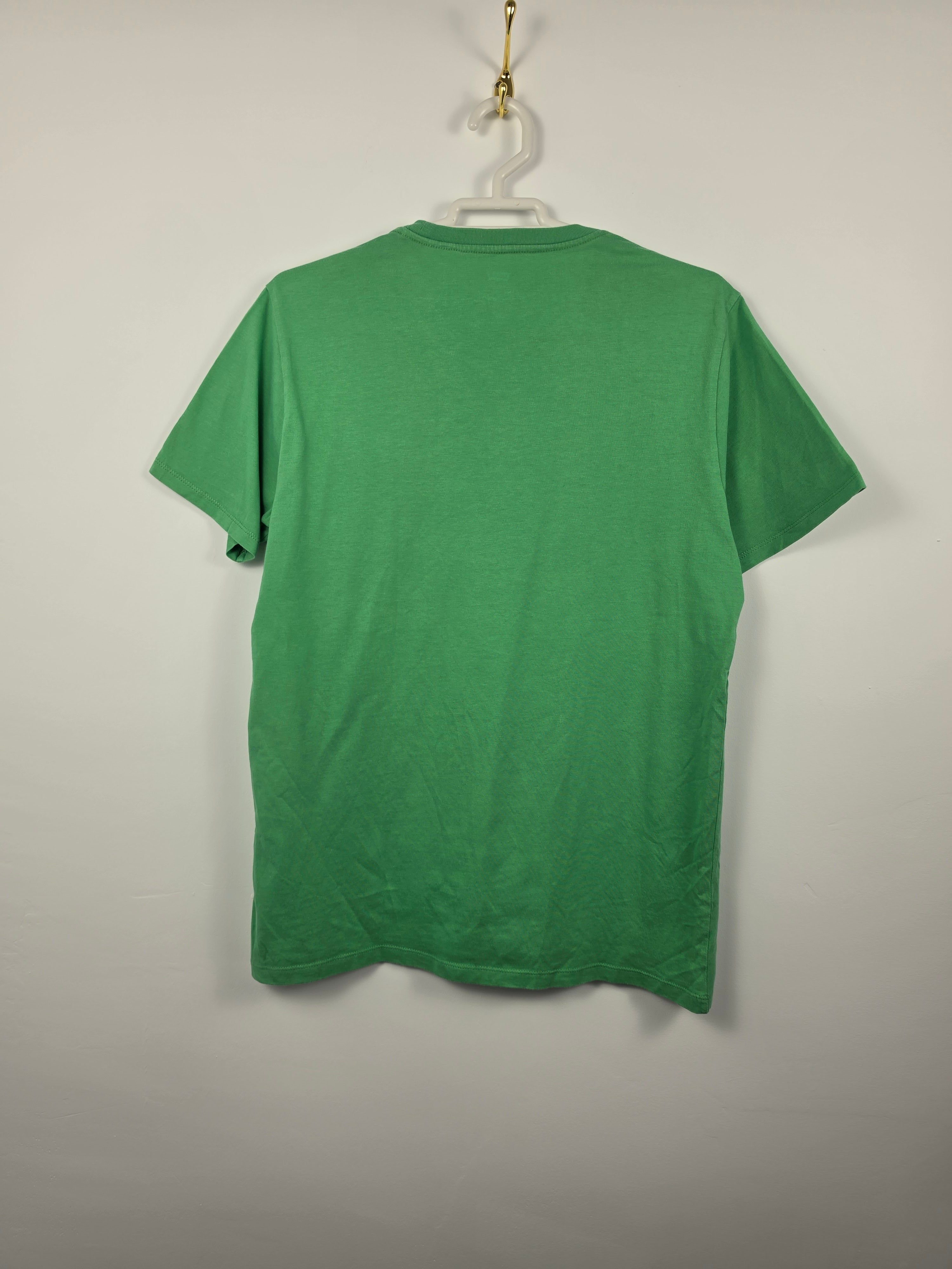 Camiseta Levi's Verde - Talla L - Logo Perfilado Dorado - Grado A
