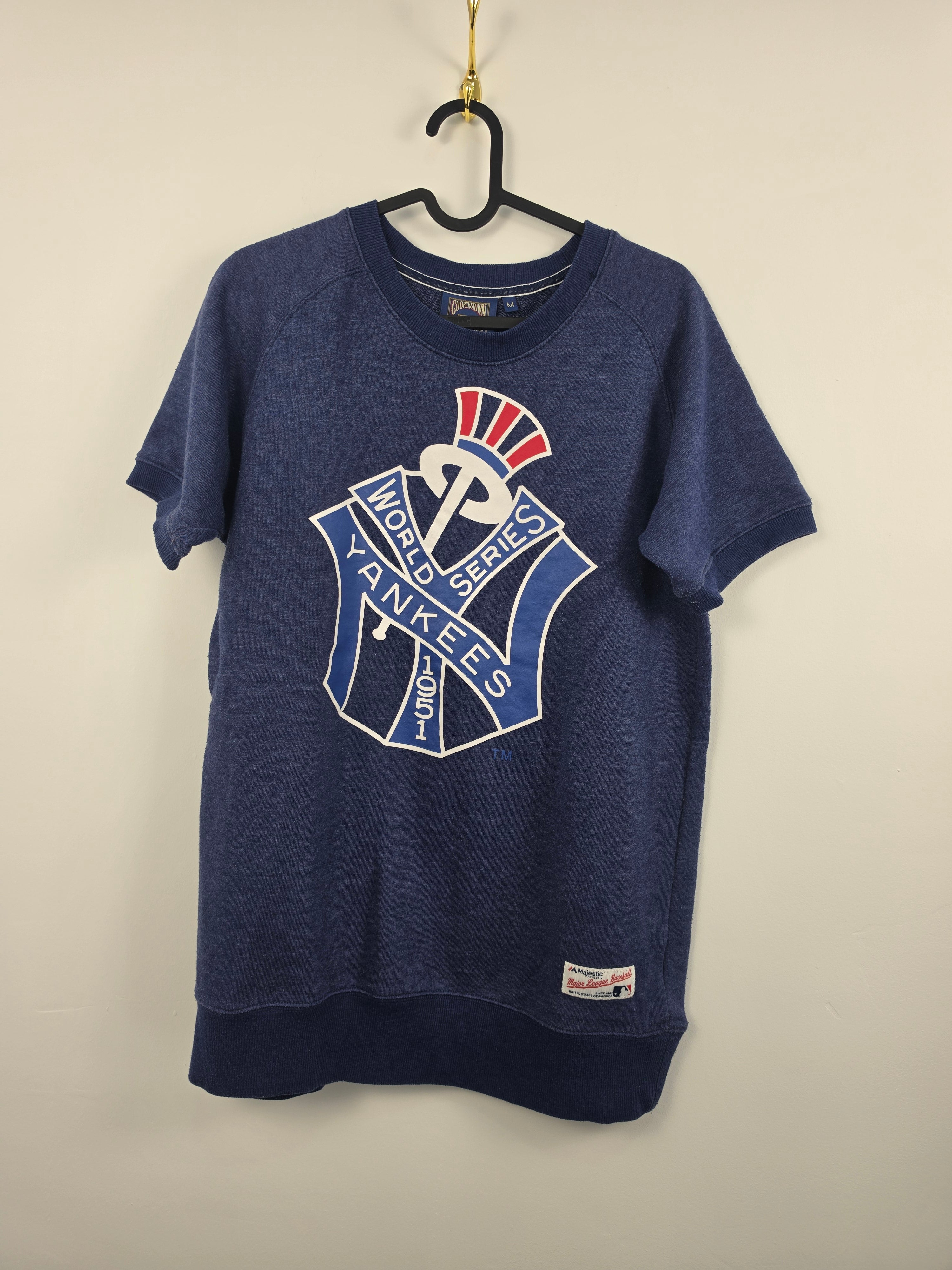 Sudadera Manga Corta New York Yankees Vintage - Majestic - Talla M - Buen Estado