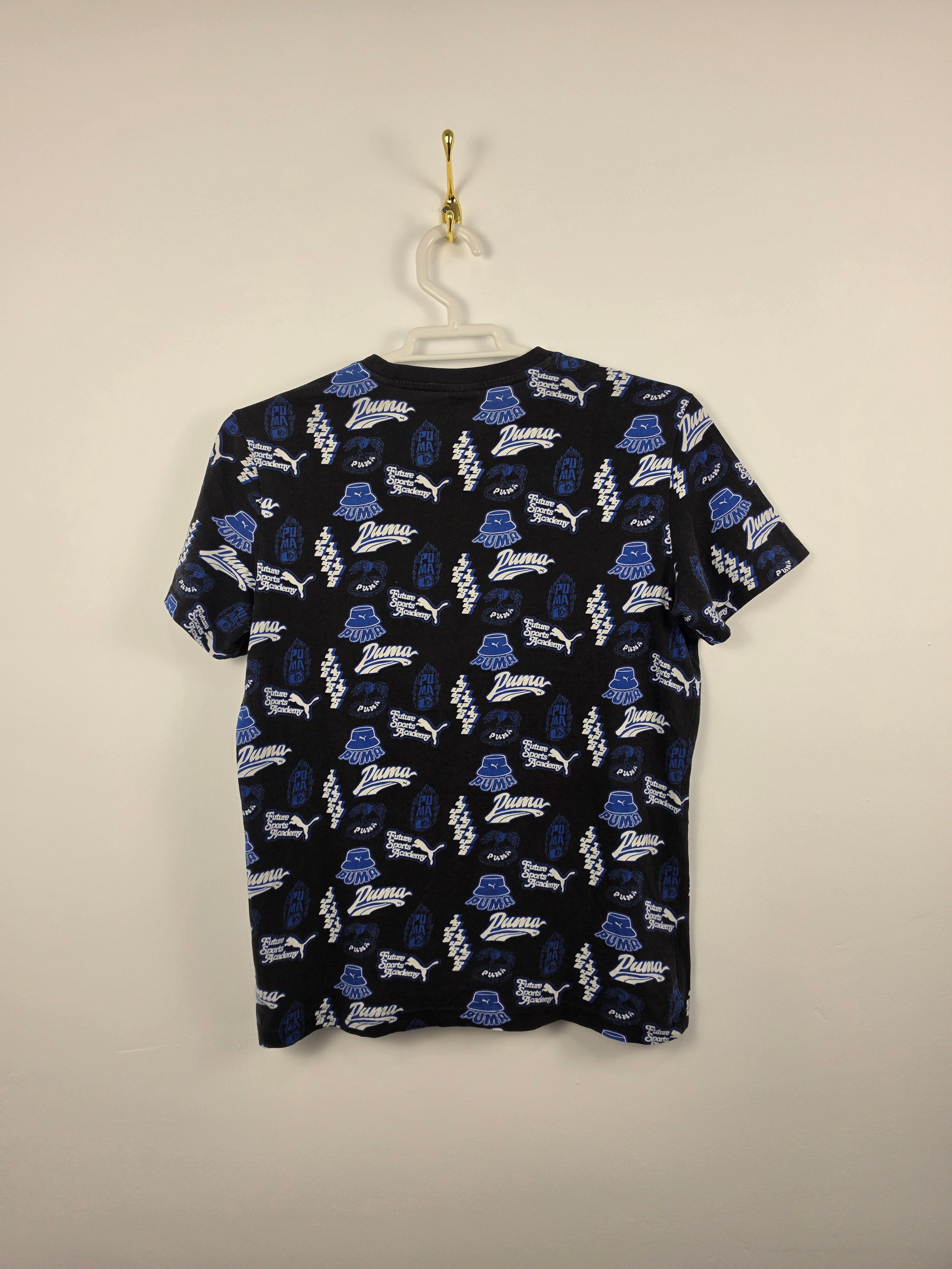 Camiseta Puma "All-Over Print" Vintage - Talla XL Junior / S Adulto (49x60) - Grado B