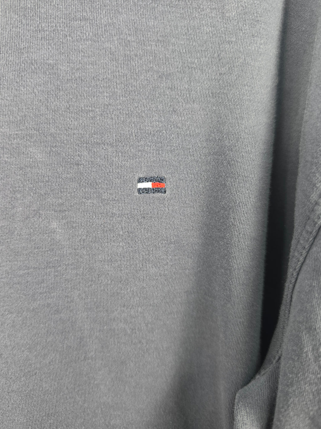 Sudadera Tommy Hilfiger Azul Marino - Talla 3XL - Logo Bordado - Grado A