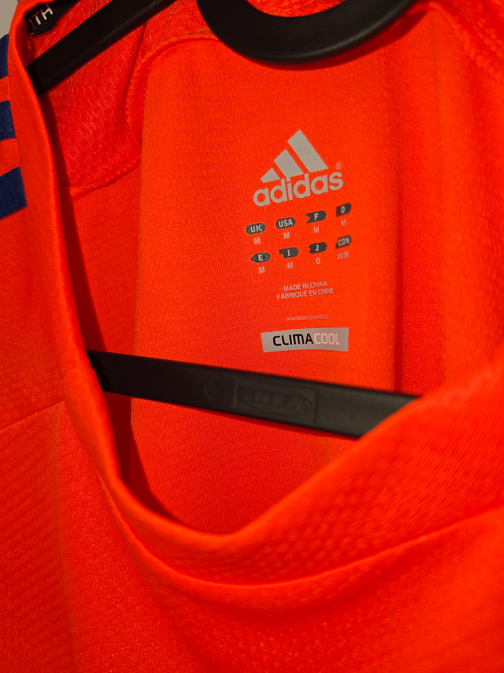 Camiseta Técnica Adidas ClimaCool - Talla M - Naranja Fluorescente - Grado A