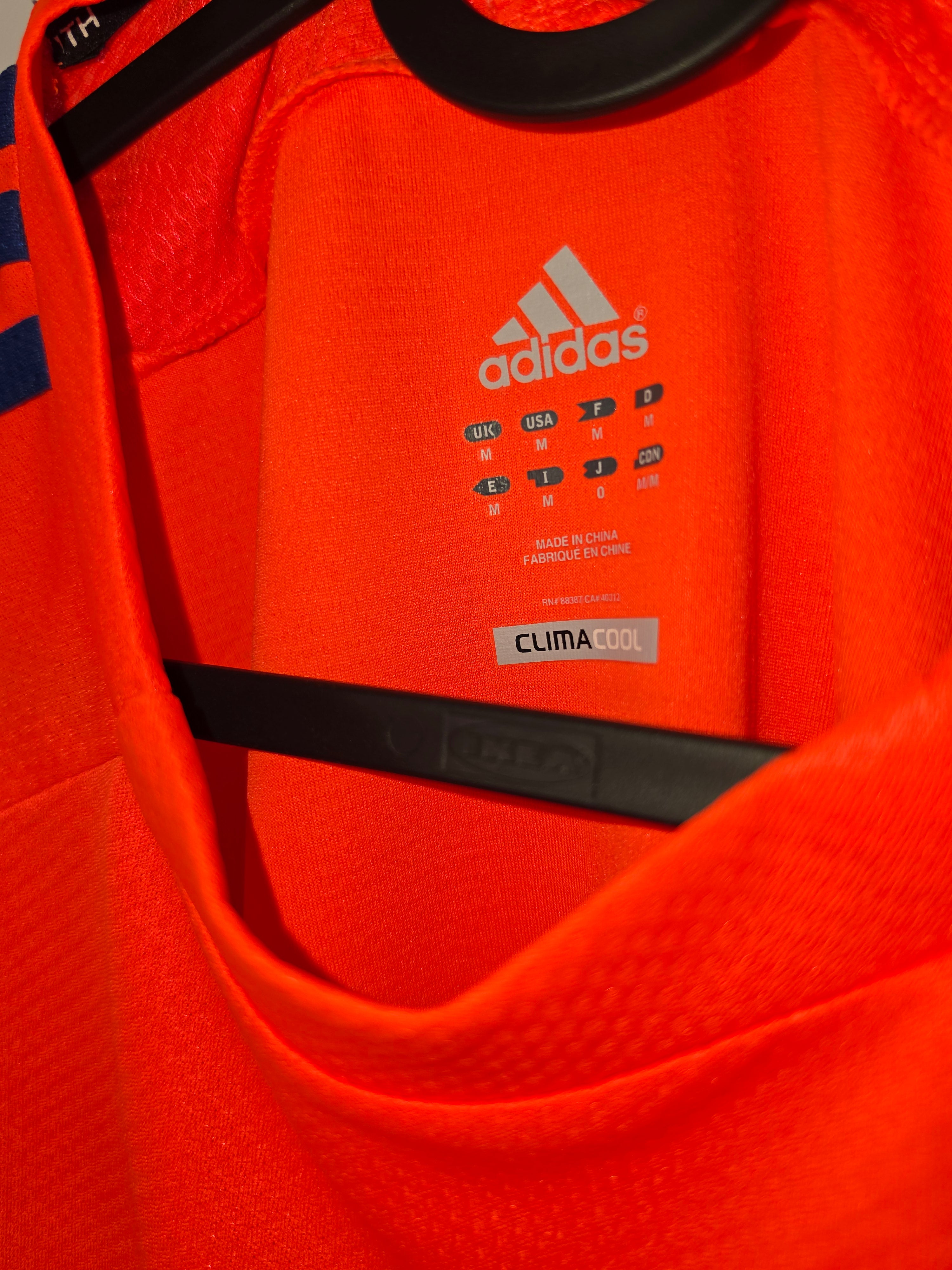 Camiseta Técnica Adidas ClimaCool - Talla M - Naranja Fluorescente - Grado A