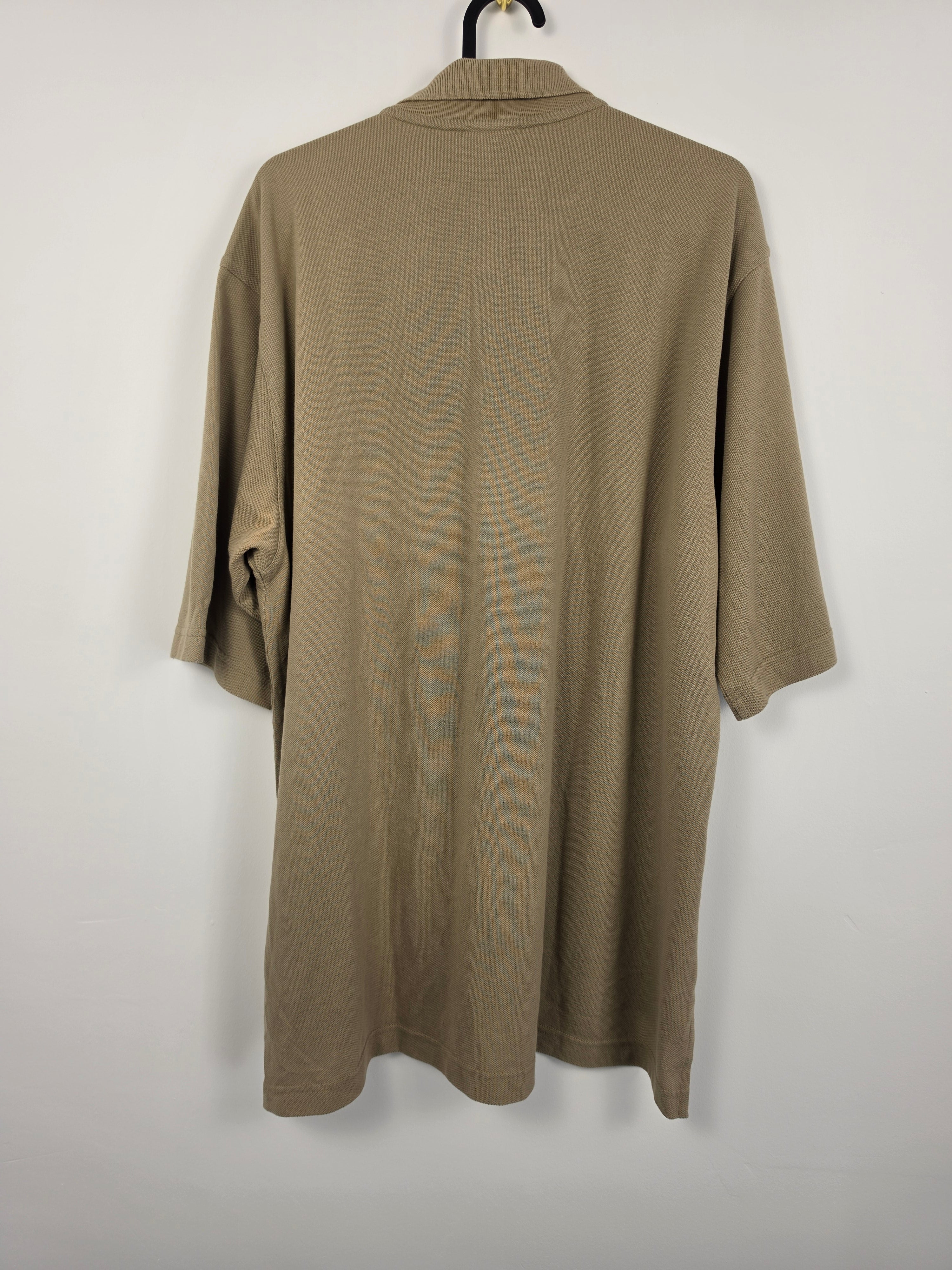 Polo Adidas Vintage Marrón - Talla L (Fit Holgado) - Logo Bordado - Grado A