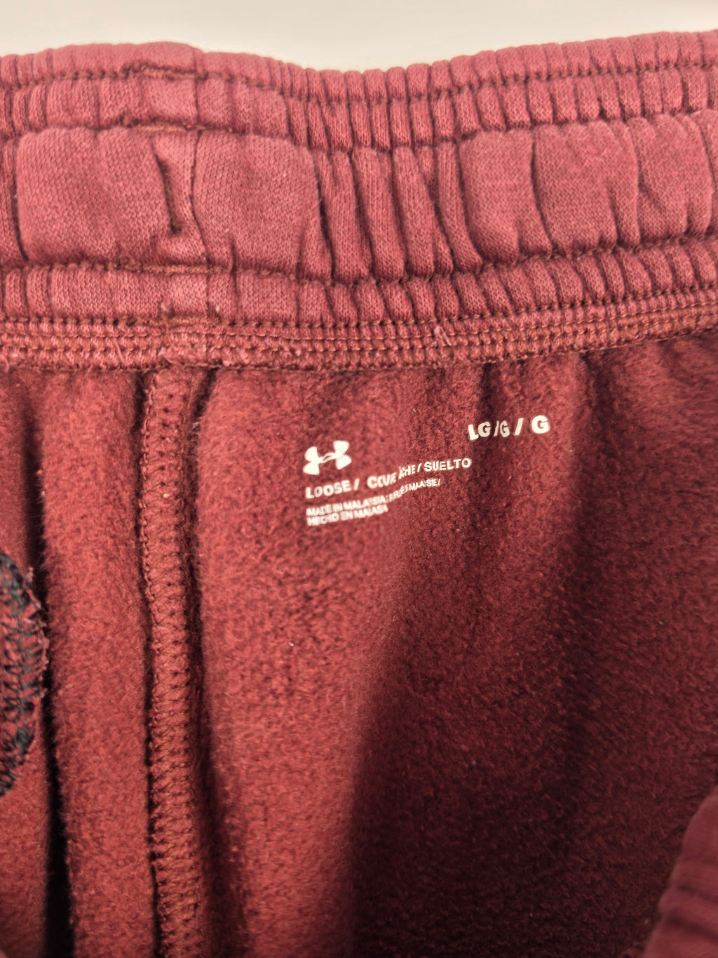 Pantalón Jogger Under Armour Mujer - Talla L - Granate - Grado A