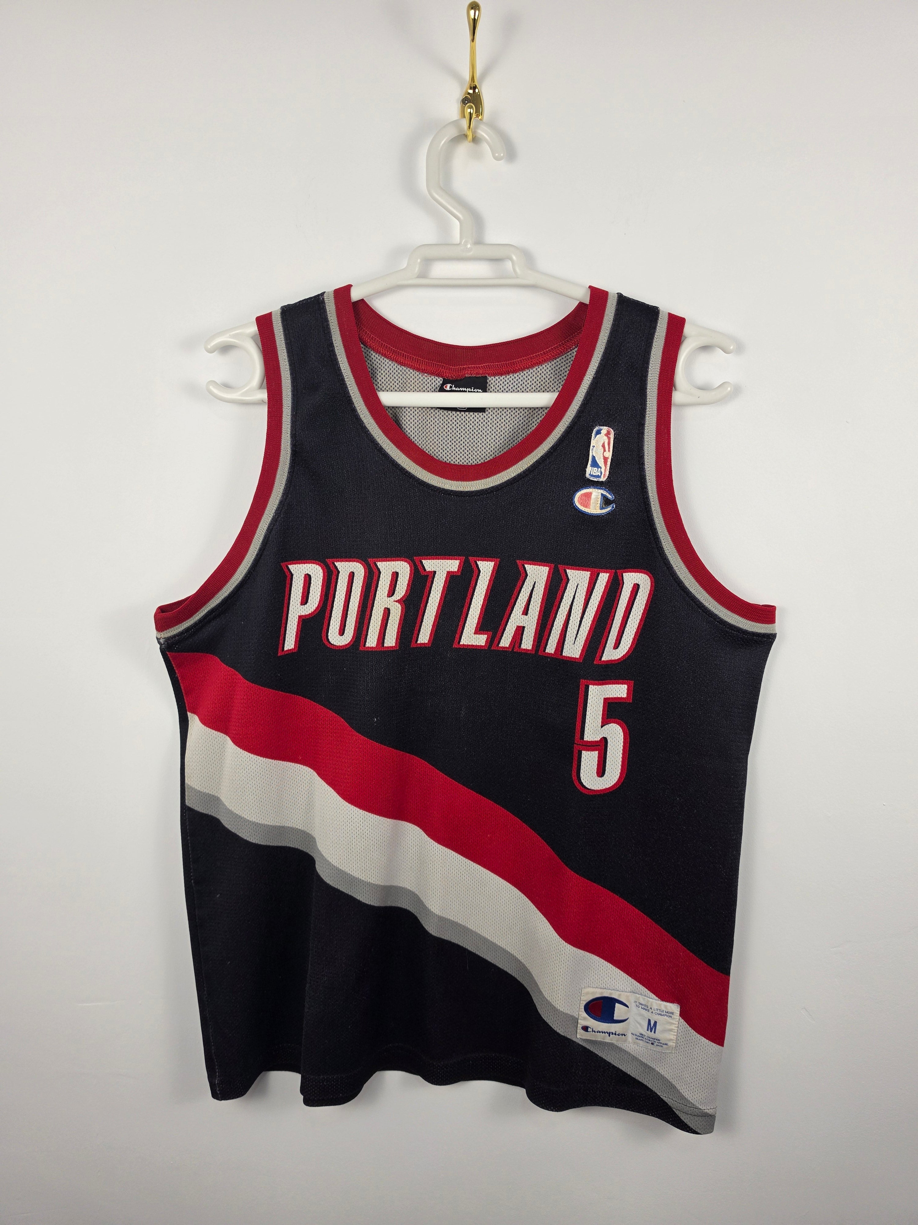 Camiseta Portland Trail Blazers Rudy Fernández - Champions Vintage - Talla M (56x69) - Grado B+