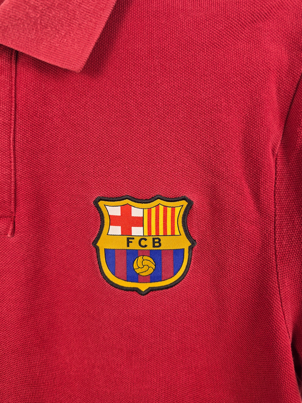 Polo Nike FC Barcelona Granate Vintage - Talla M (49x69) - Grado B