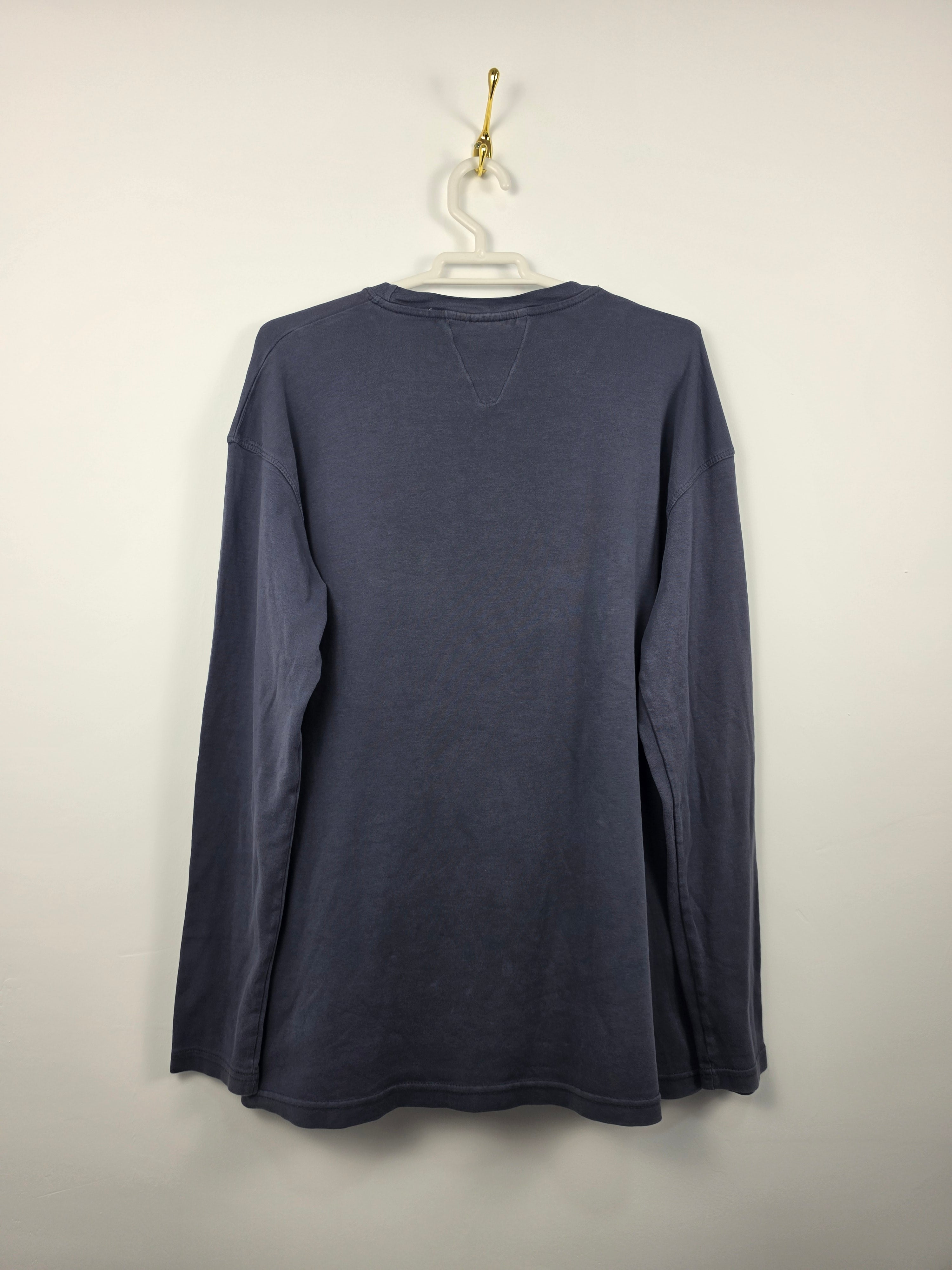 Sudadera Tommy Hilfiger Azul Marino - Talla 3XL - Logo Bordado - Grado A