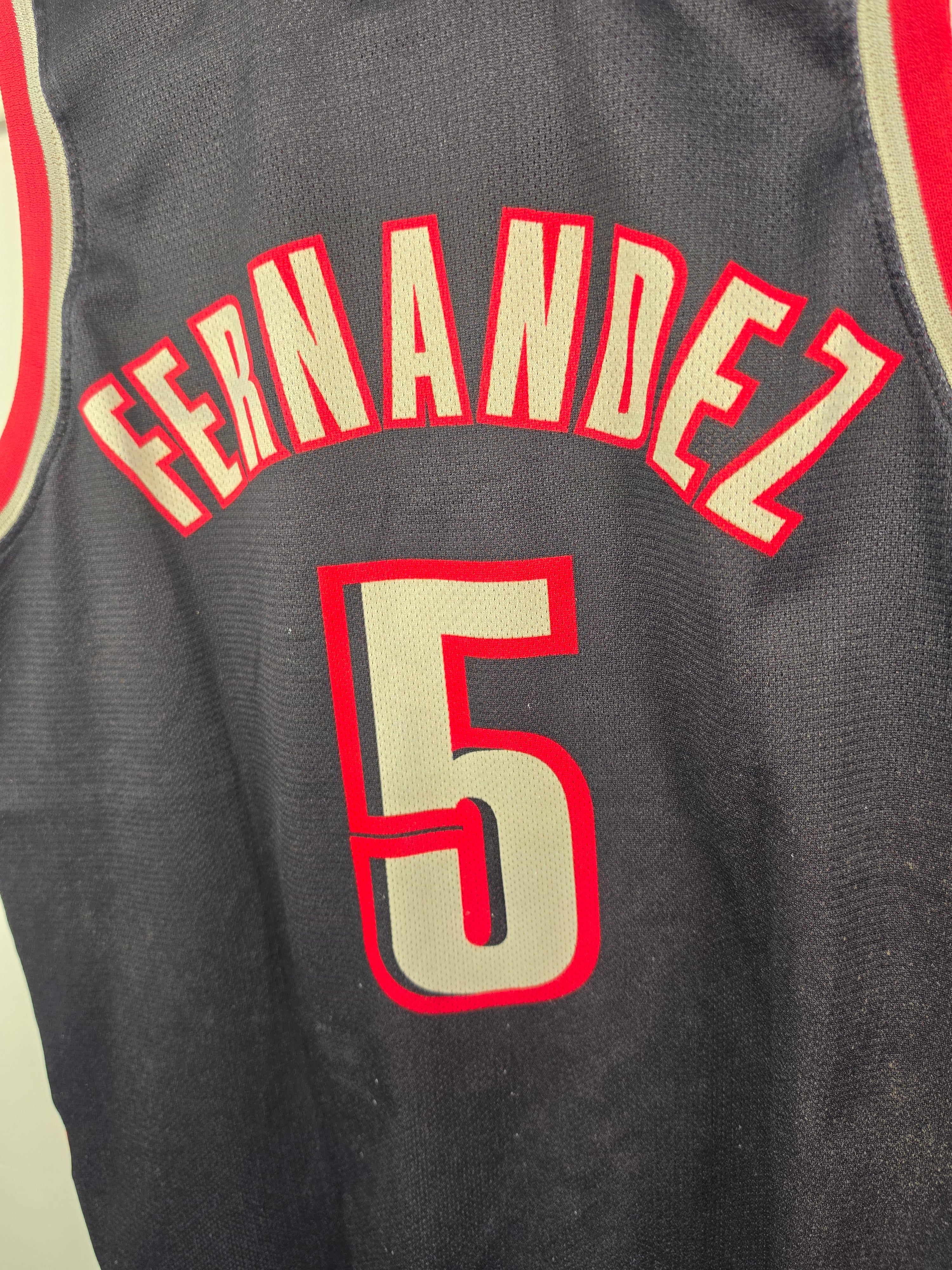 Camiseta Portland Trail Blazers Rudy Fernández - Champions Vintage - Talla M (56x69) - Grado B+