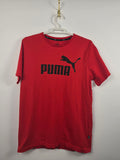 Camiseta Puma Essentials Logo - Rojo - Talla M (US) - GRADO A