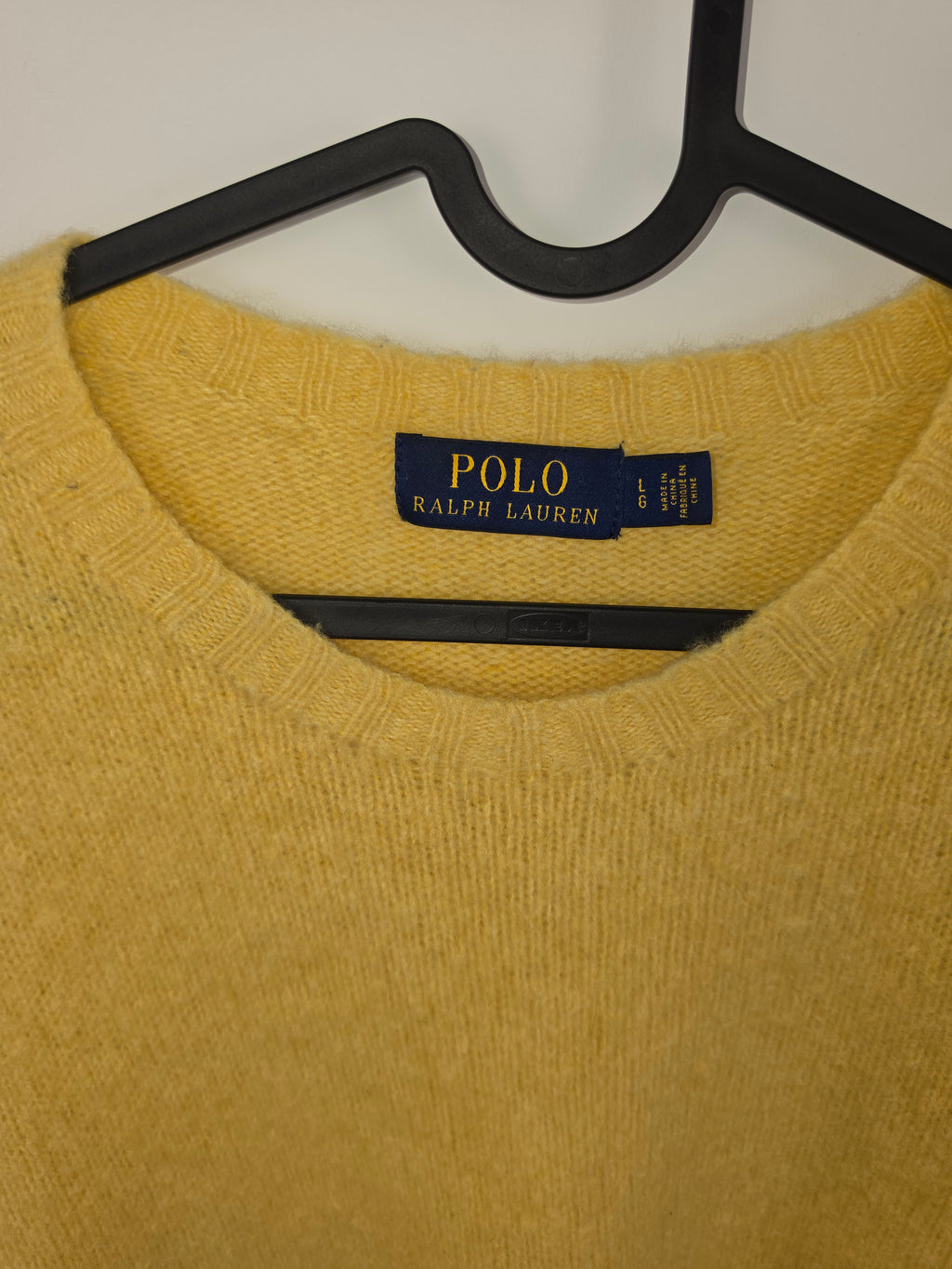 Jersey Ralph Lauren Mujer Amarillo - Talla L - Con Coderas - Estética Old Money - Grado A