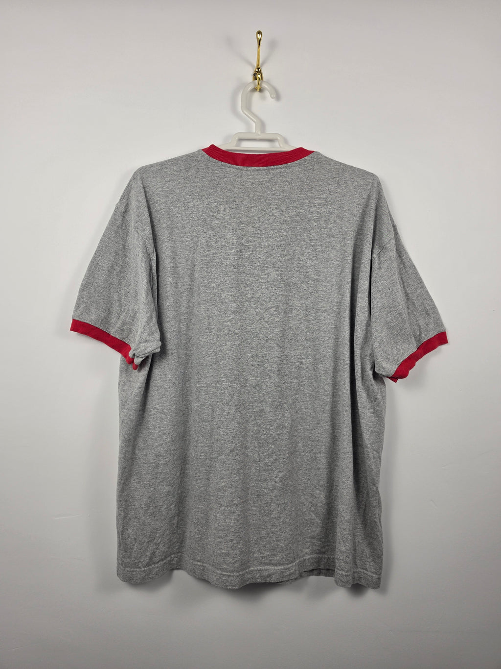 Camiseta Reebok NFL Tampa Bay Buccaneers - Talla XL - Gris - Estilo Ringer - Grado A