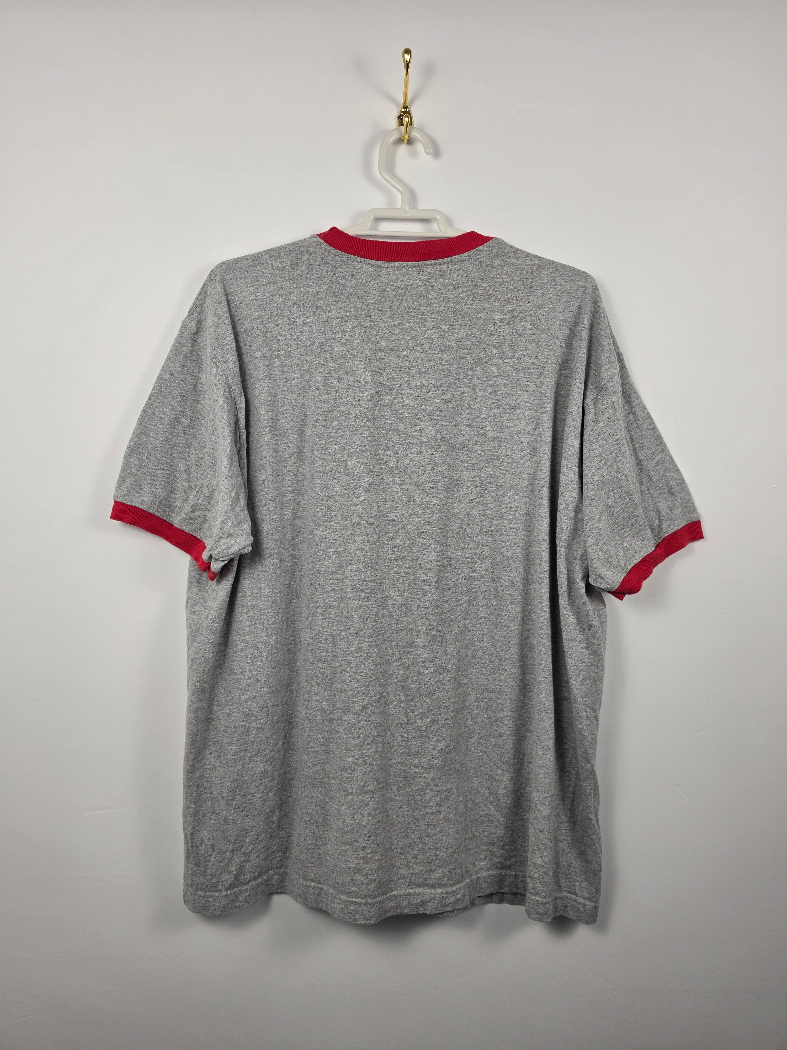 Camiseta Reebok NFL Tampa Bay Buccaneers - Talla XL - Gris - Estilo Ringer - Grado A