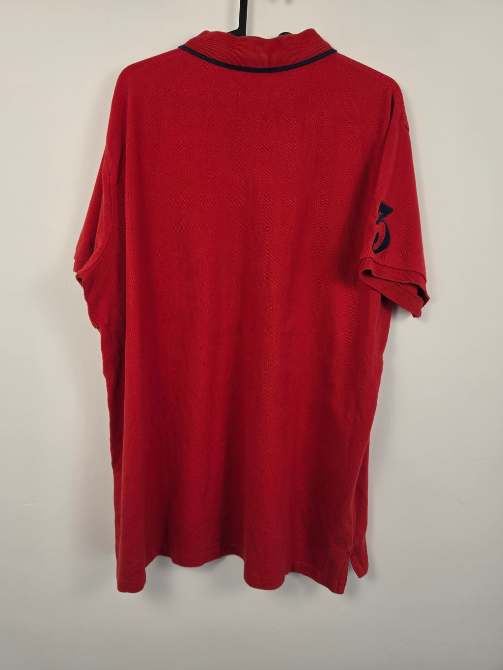 Polo Ralph Lauren Big Pony - Talla XL - Rojo Intenso - Custom Fit - Grado A