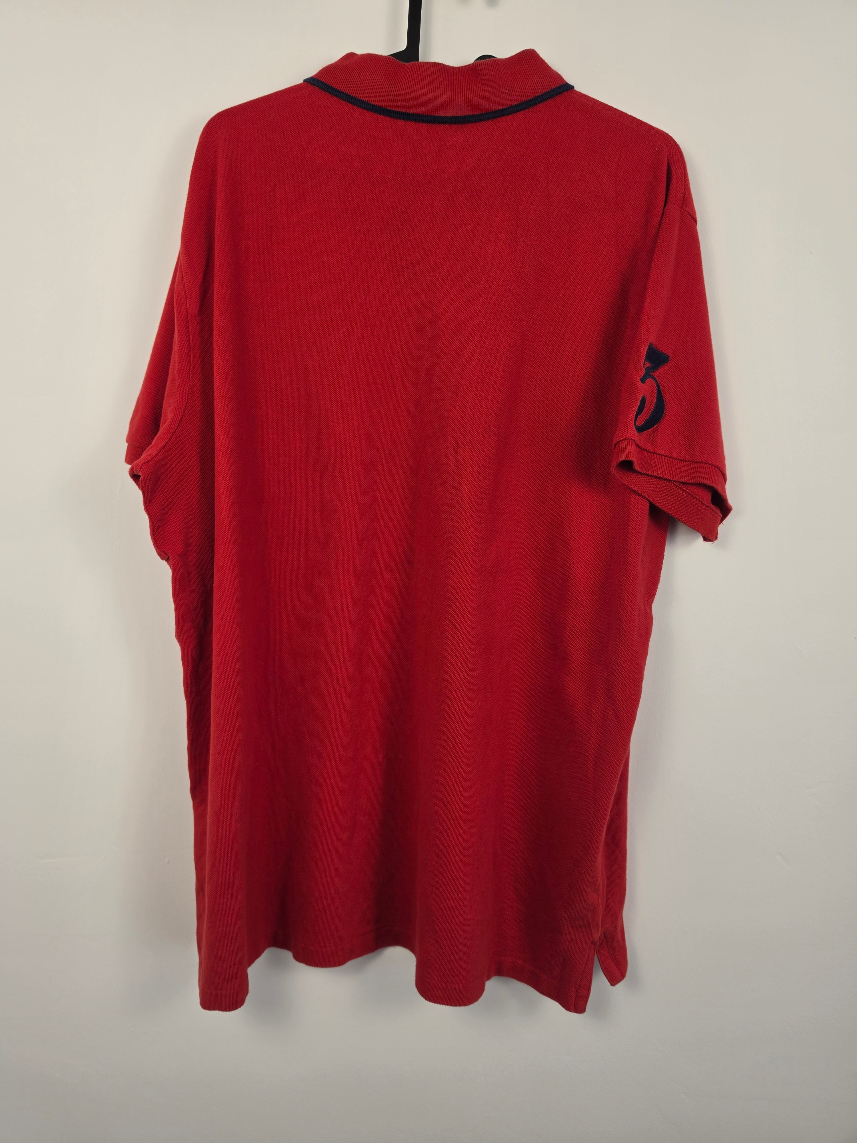 Polo Ralph Lauren Big Pony - Talla XL - Rojo Intenso - Custom Fit - Grado A