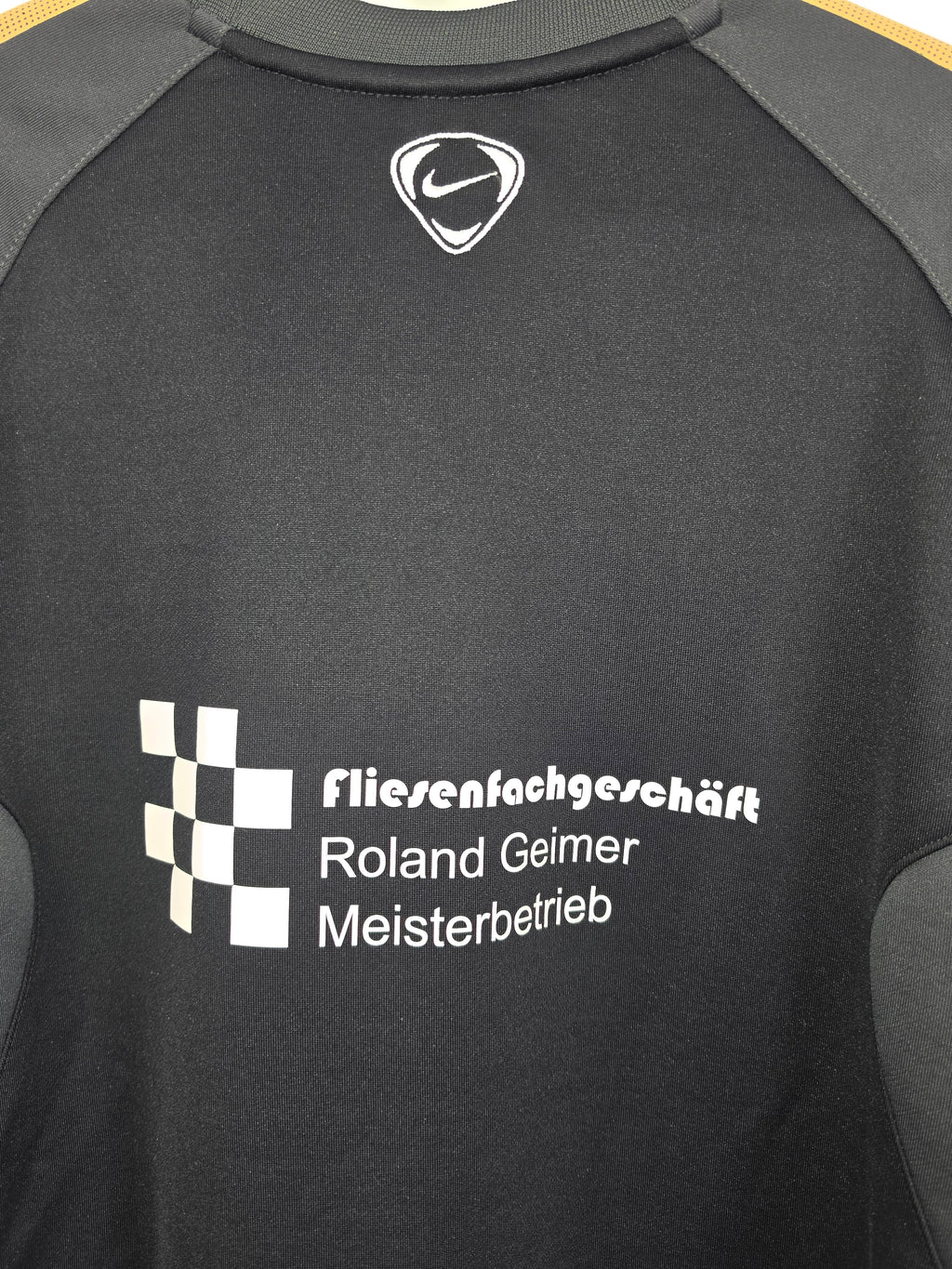 Sudadera Nike DJK Phönix Schifferstadt - Talla M - Edición Club Alemán - Patrocinador Roland Geimer