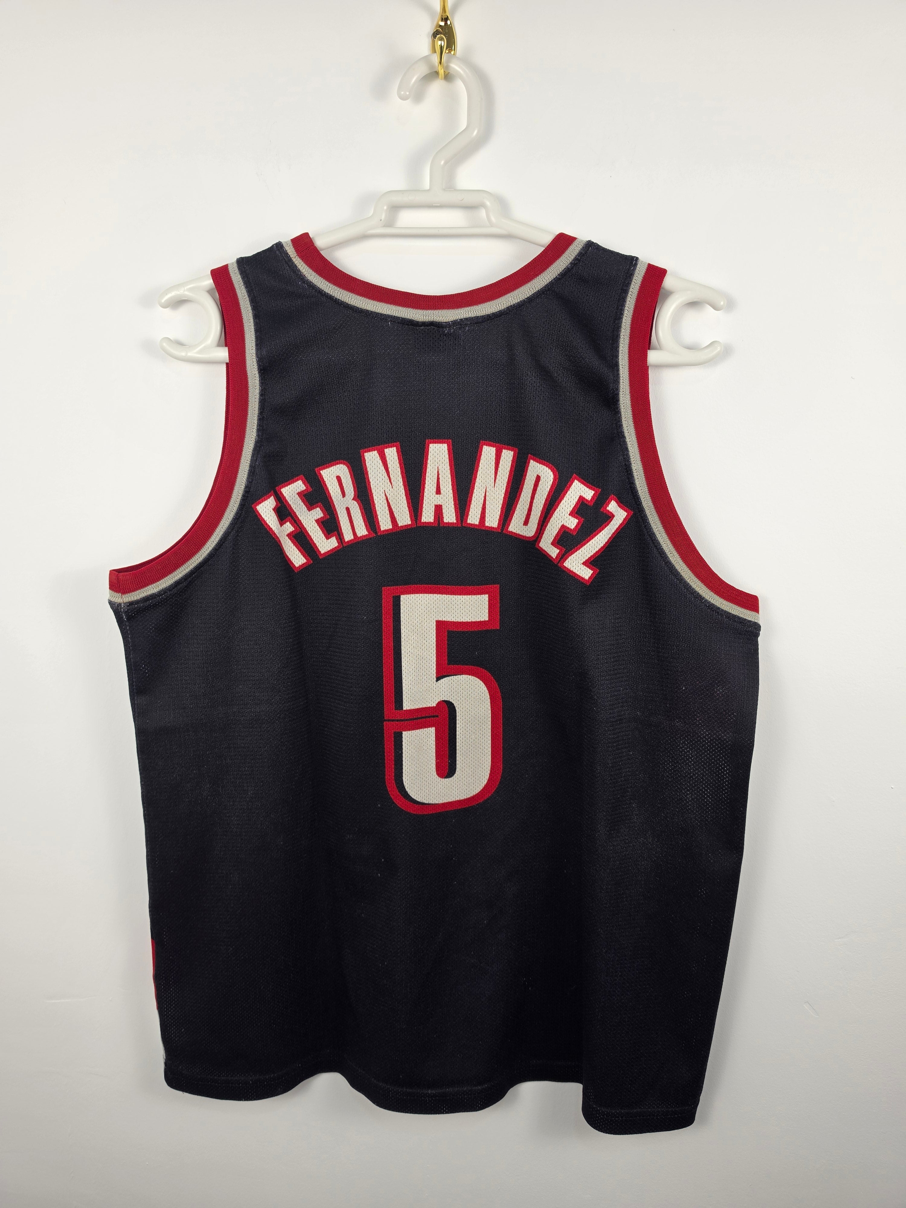Camiseta Portland Trail Blazers Rudy Fernández - Champions Vintage - Talla M (56x69) - Grado B+