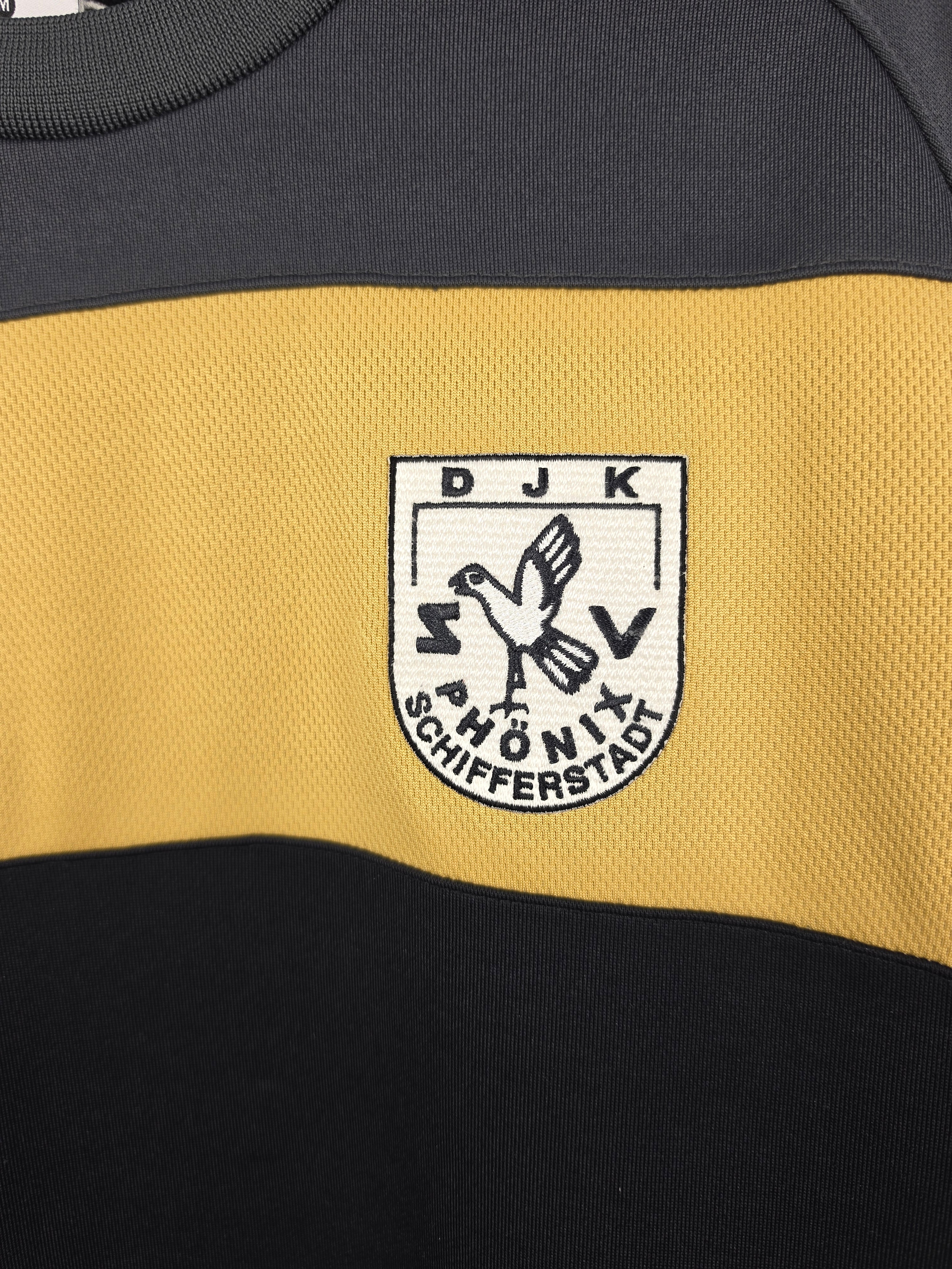 Sudadera Nike DJK Phönix Schifferstadt - Talla M - Edición Club Alemán - Patrocinador Roland Geimer