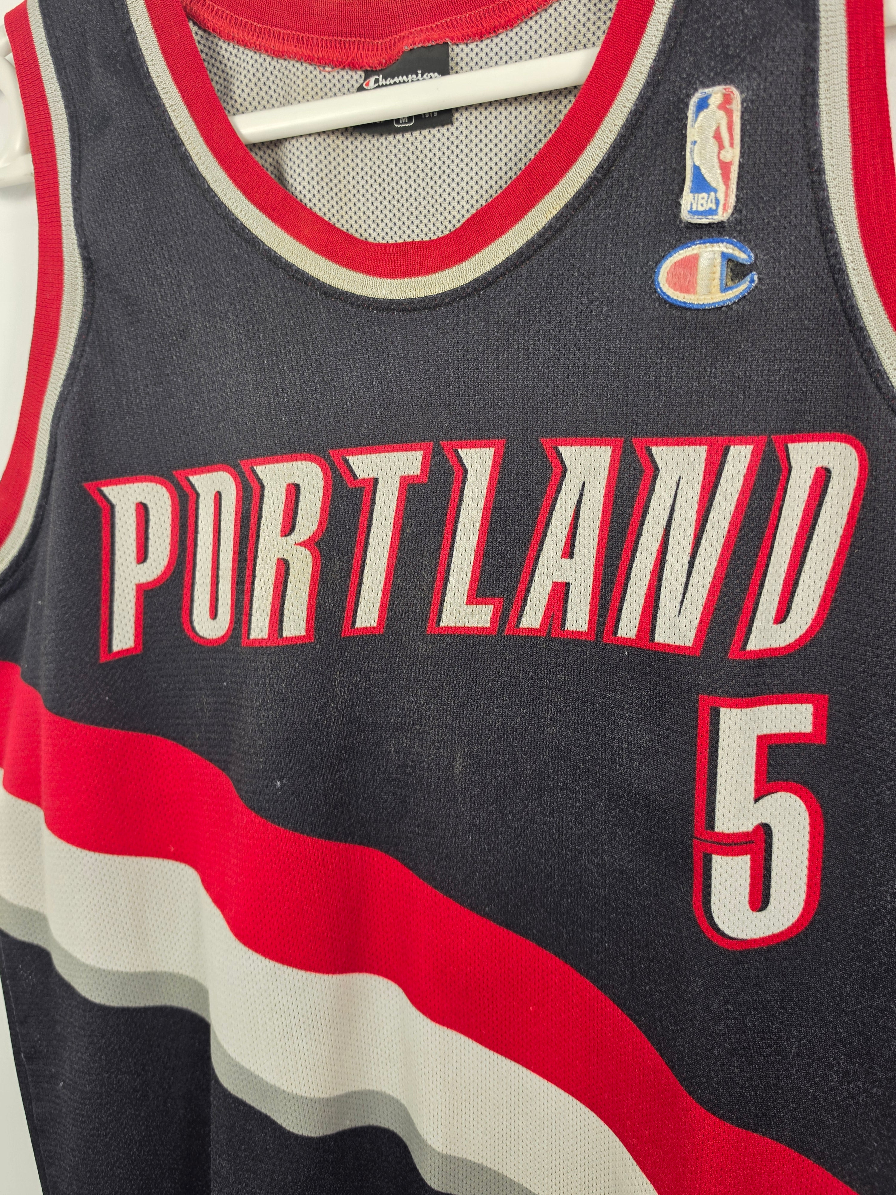 Camiseta Portland Trail Blazers Rudy Fernández - Champions Vintage - Talla M (56x69) - Grado B+